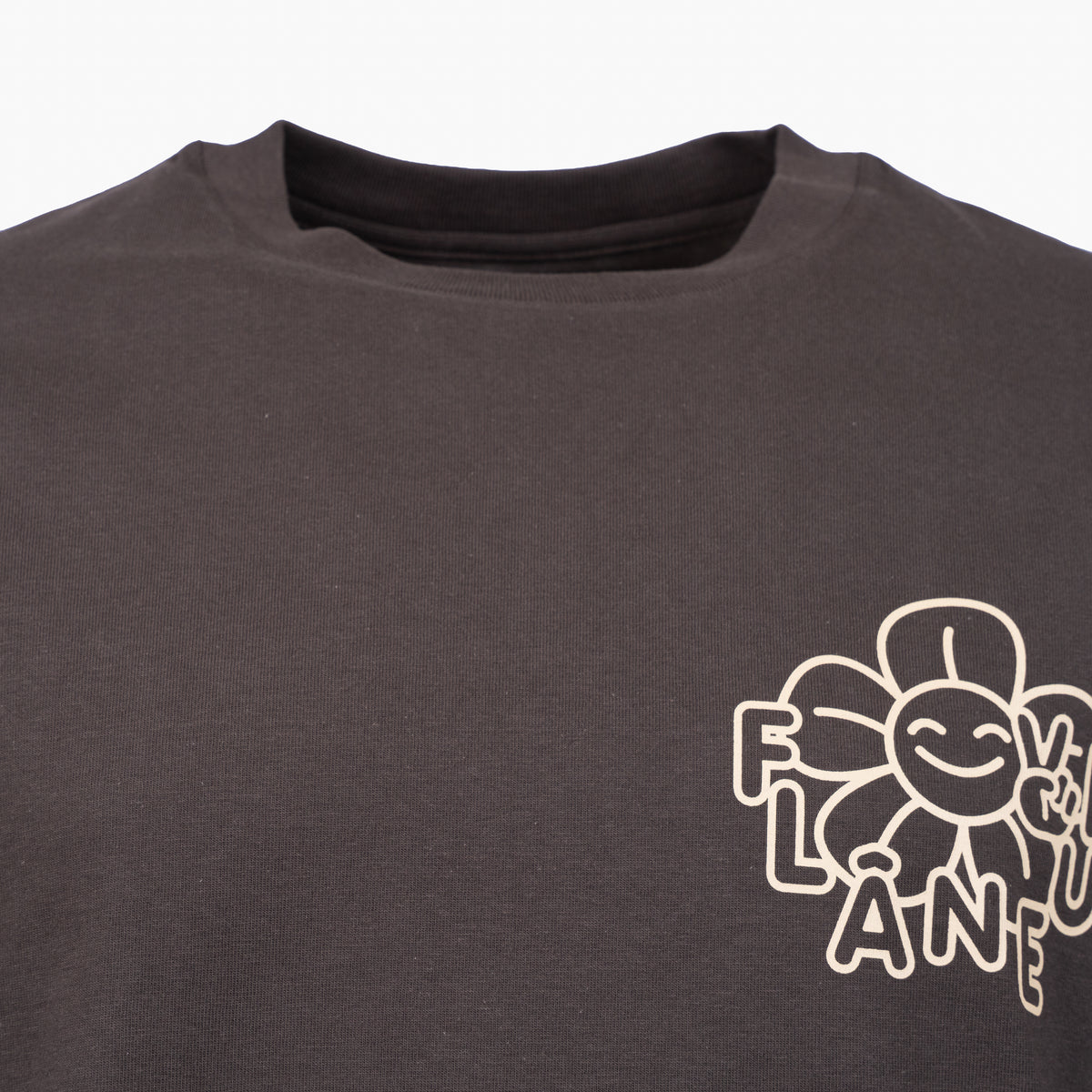 Flaneur Longsleeve Bruin | Happy Flower