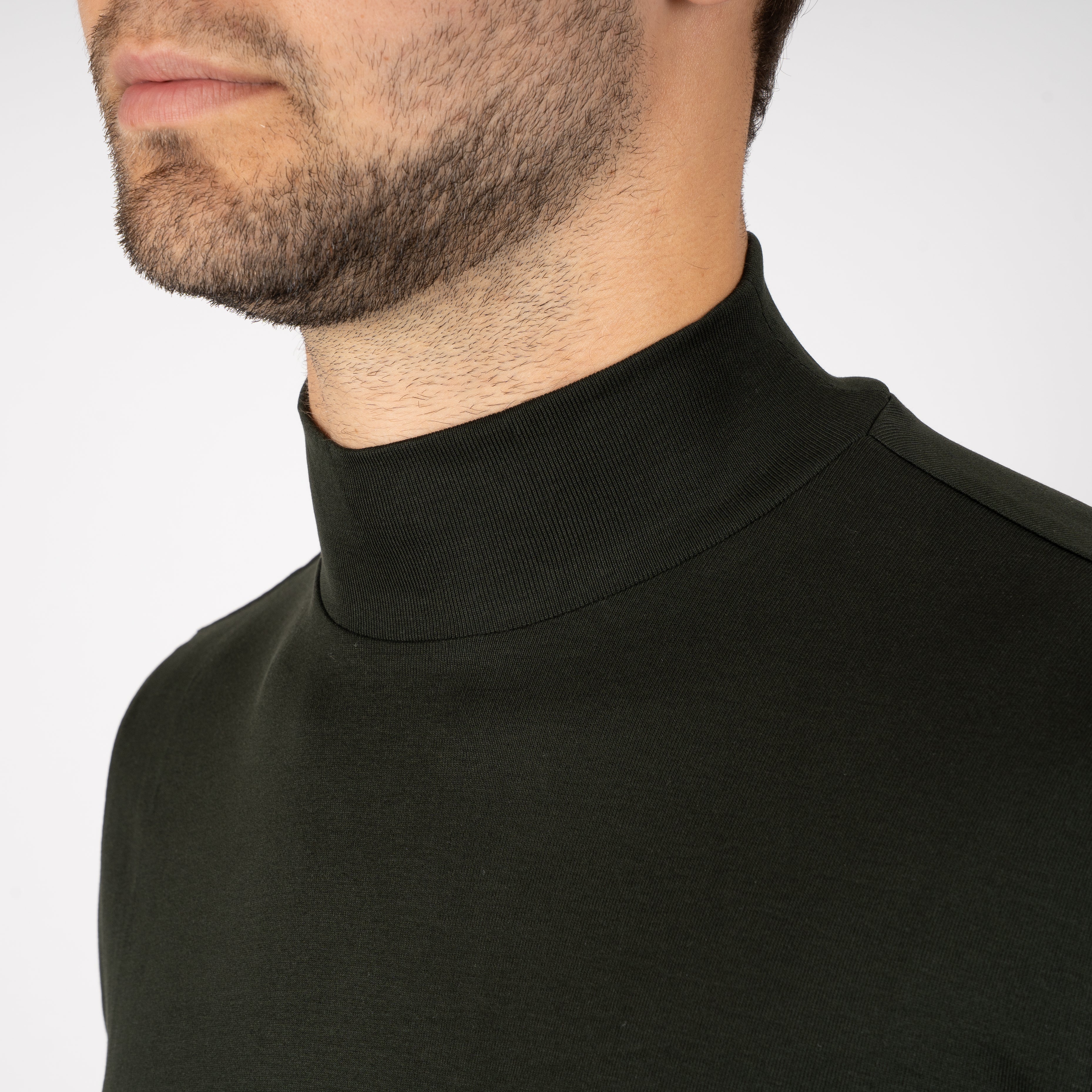 Stefan Brandt Turtleneck Trui Groen | Eli Turtle LA 30