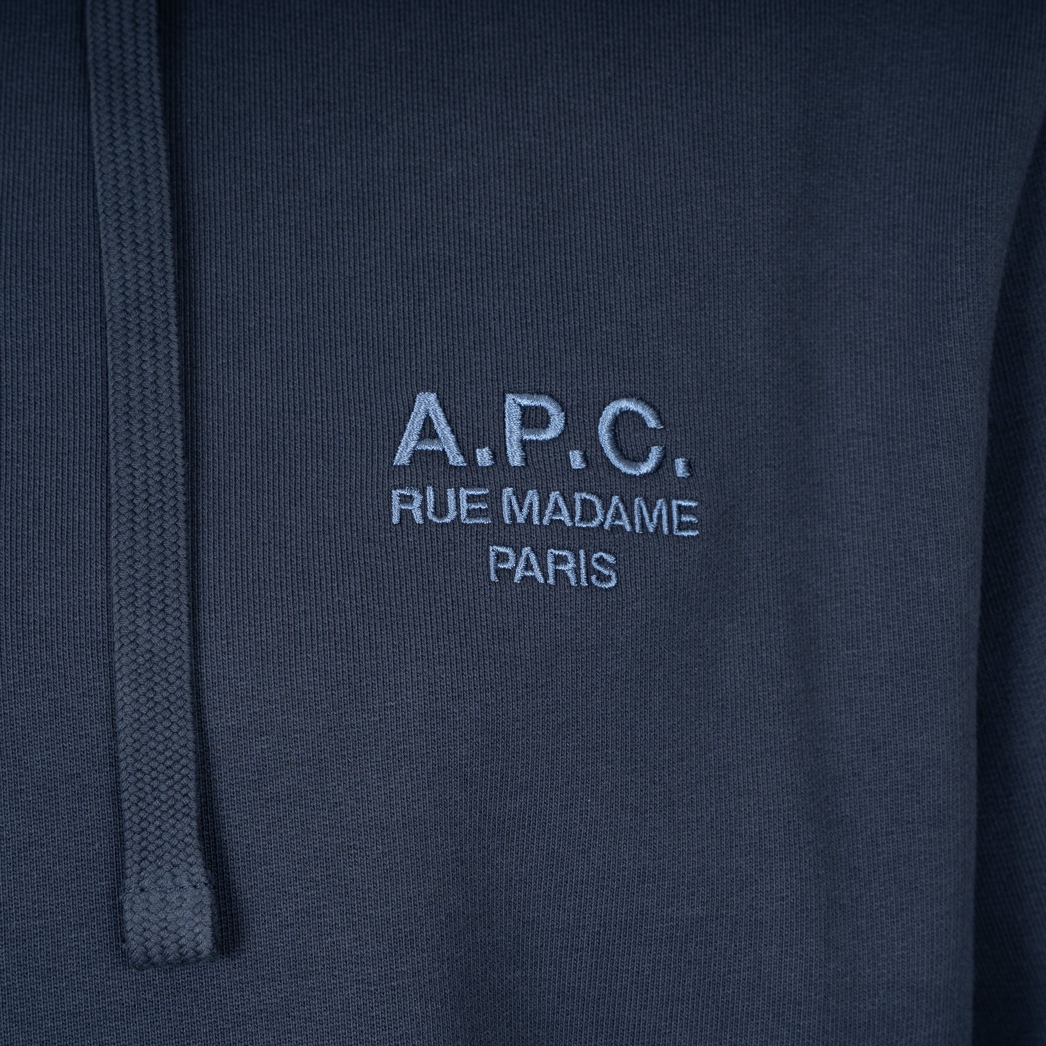 A.P.C. Hoodie Blauw | Rue Madame