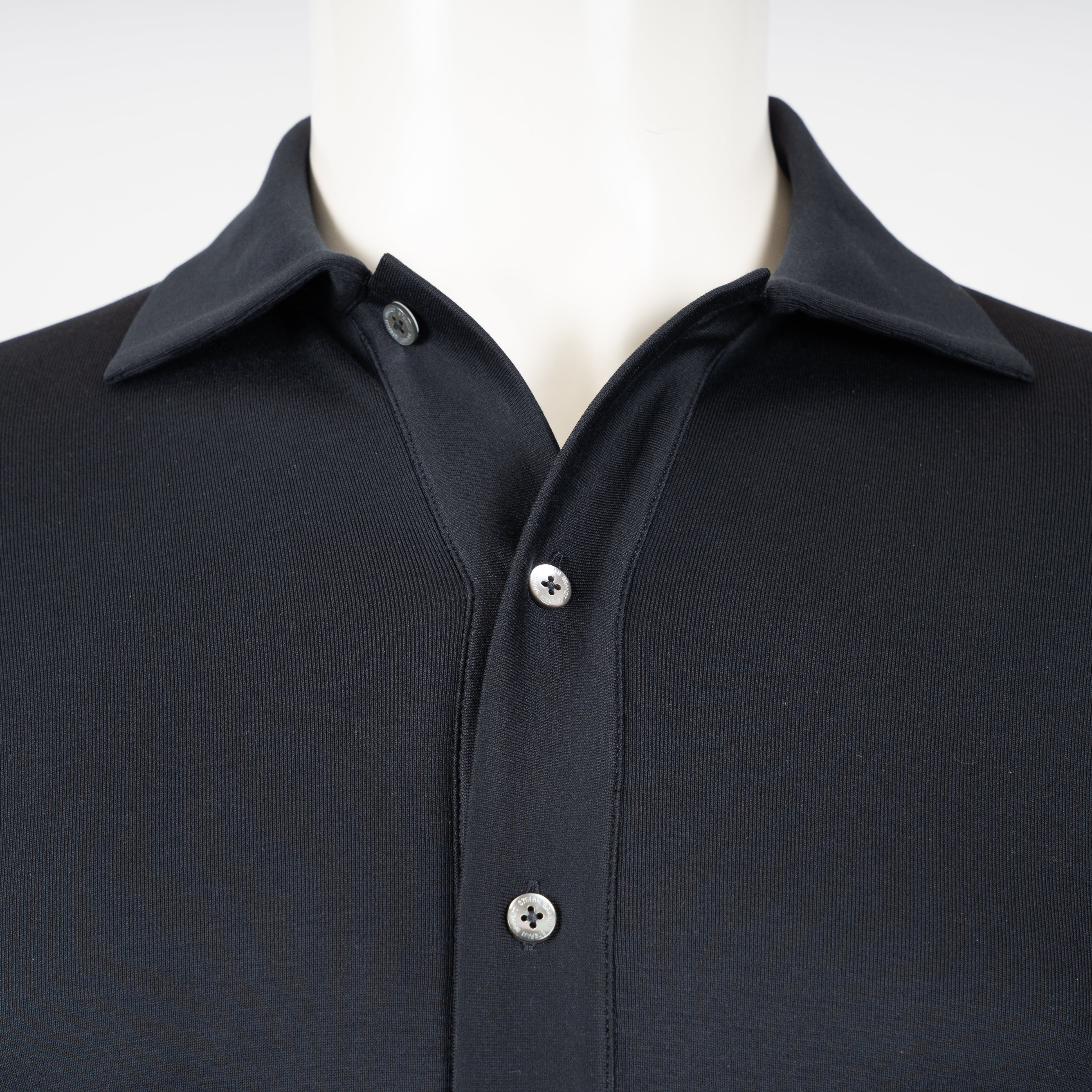 Stefan Brandt Polo Lange Mouw Blauw | LIM 3B LA FR 30