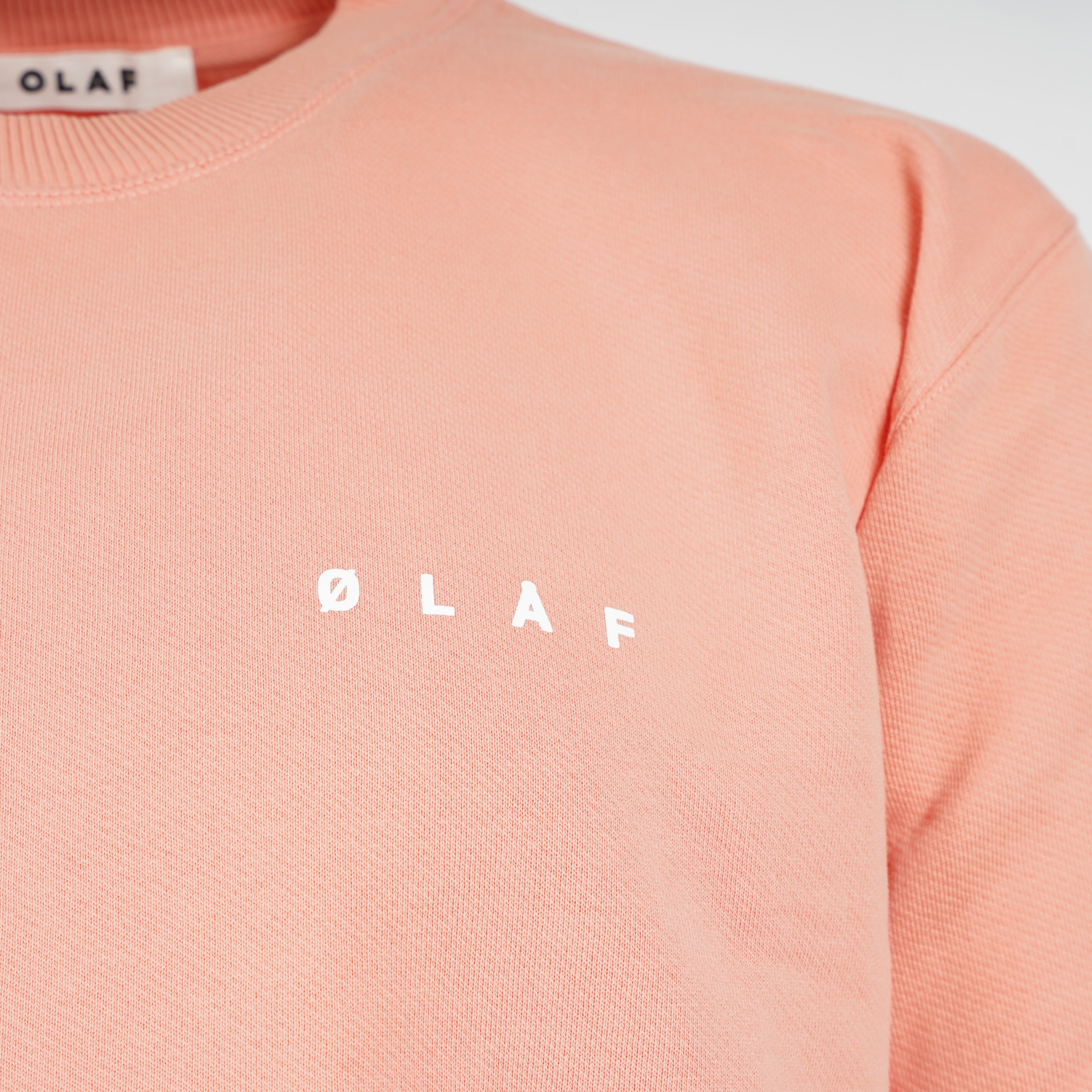 Olaf Sweater Backprint Roze | Brushstroke Face