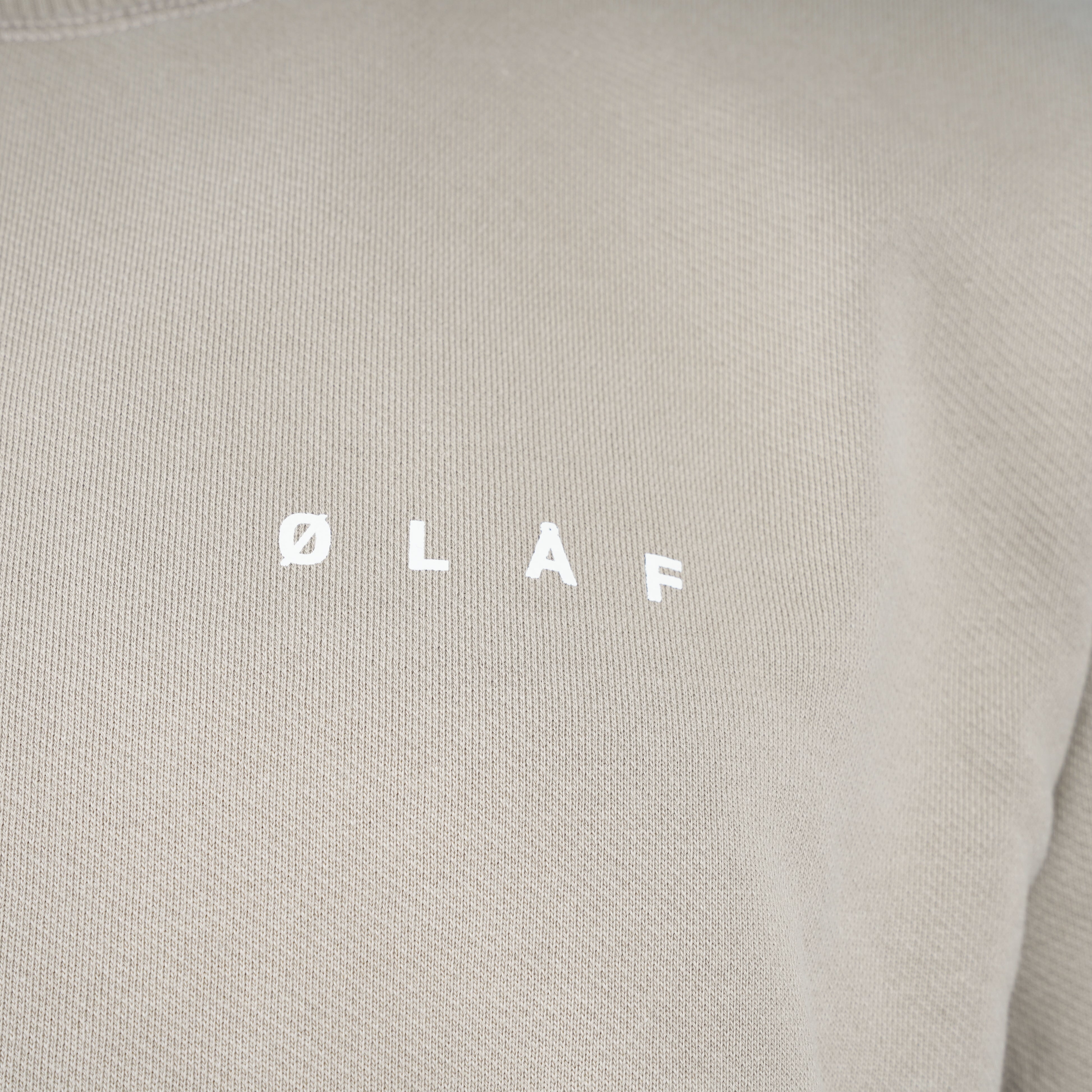 Olaf Sweater Backprint Zand | Brushstroke Face