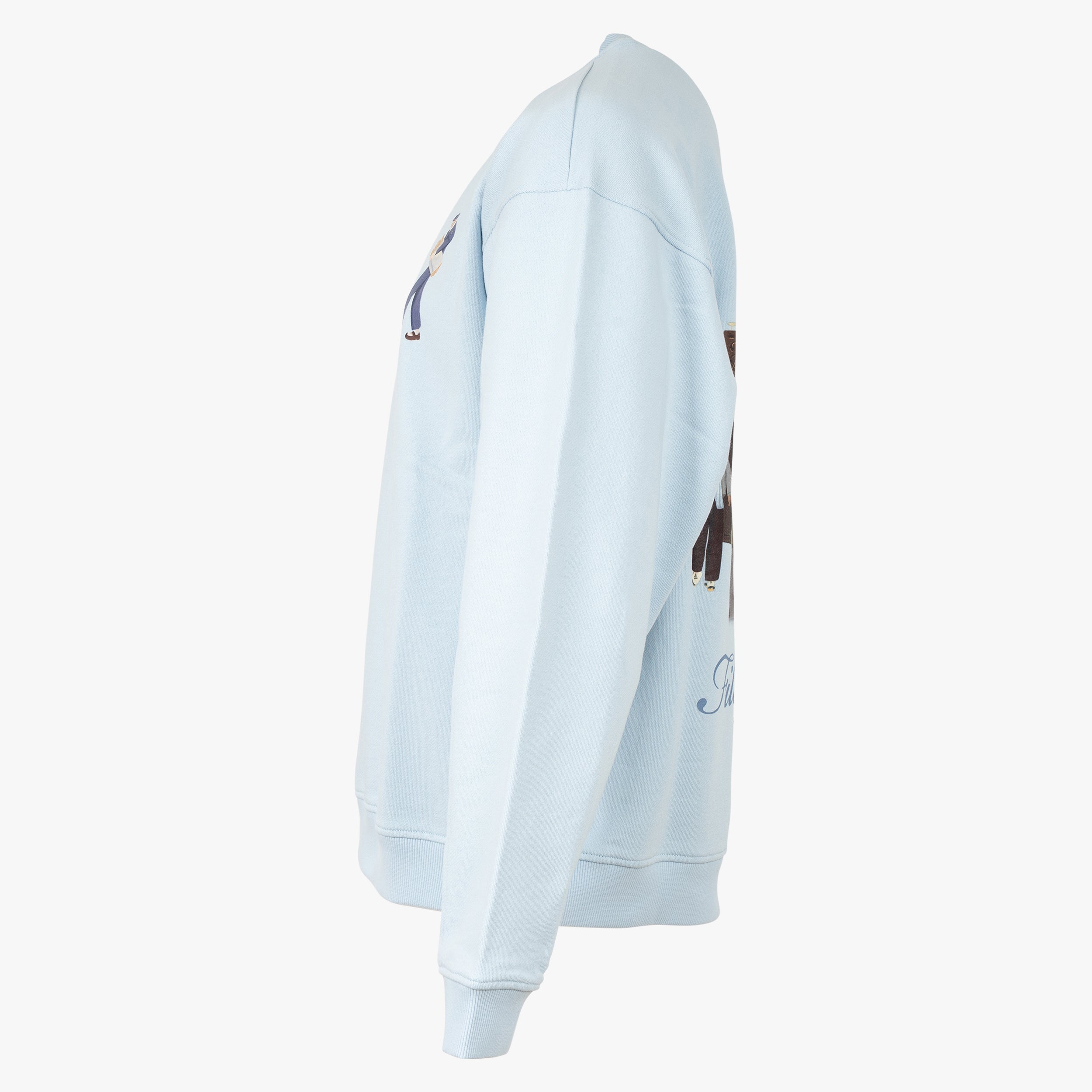 Filling Pieces Sweater Backprint Lichtblauw | Bakery