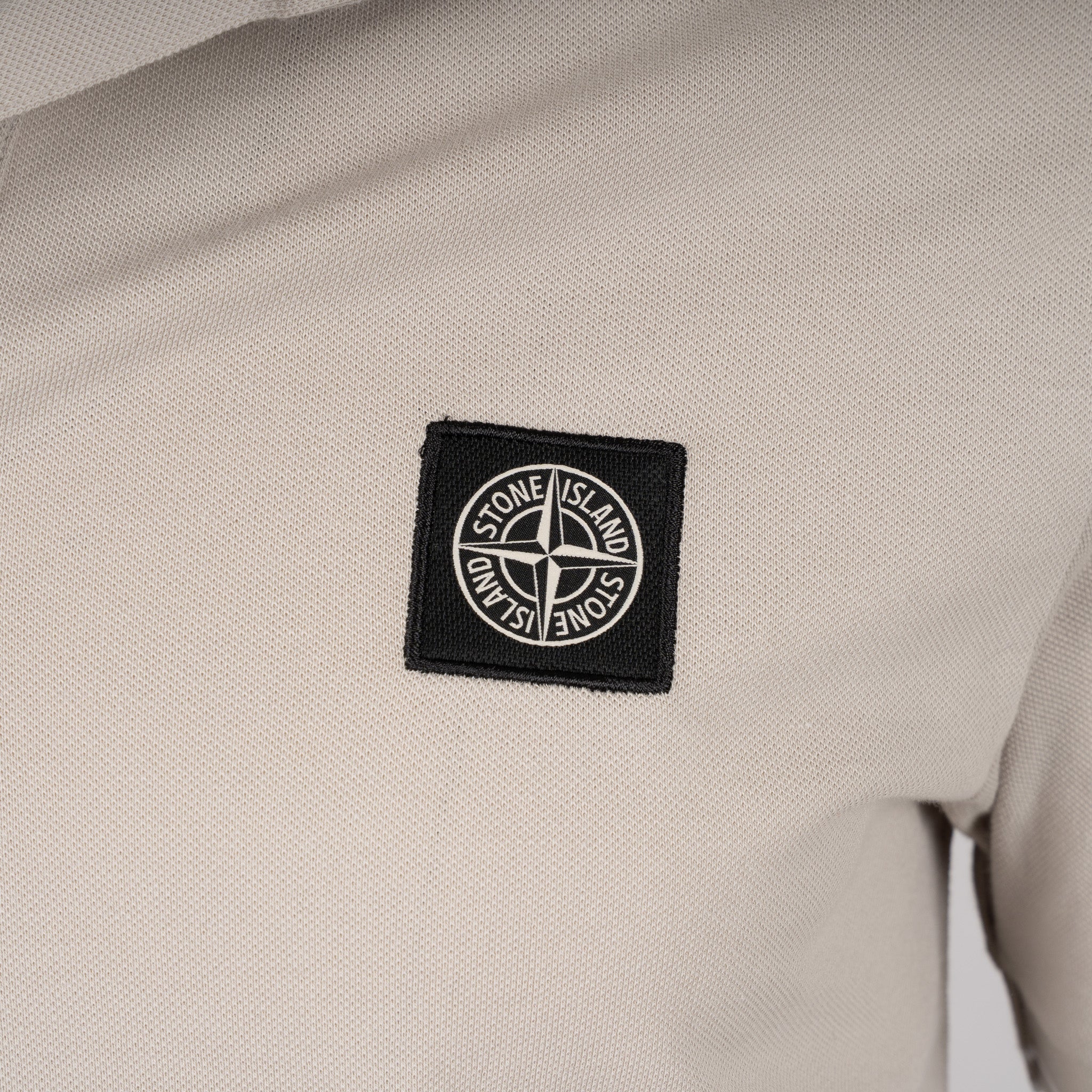 Stone Island Polo Grijs | Cotton Piqué