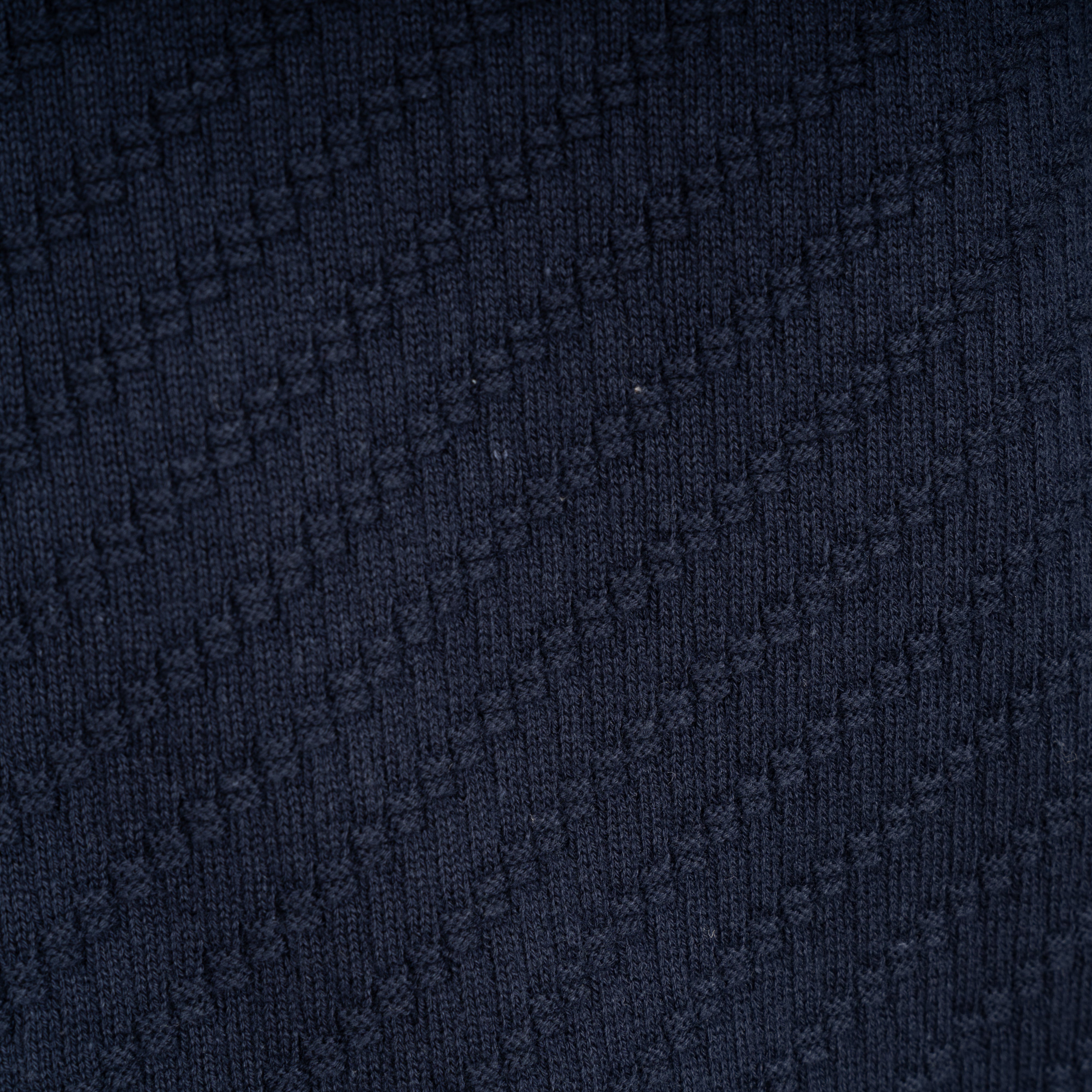 SEVEN DIALS Gebreide Polo Blauw | Adrin