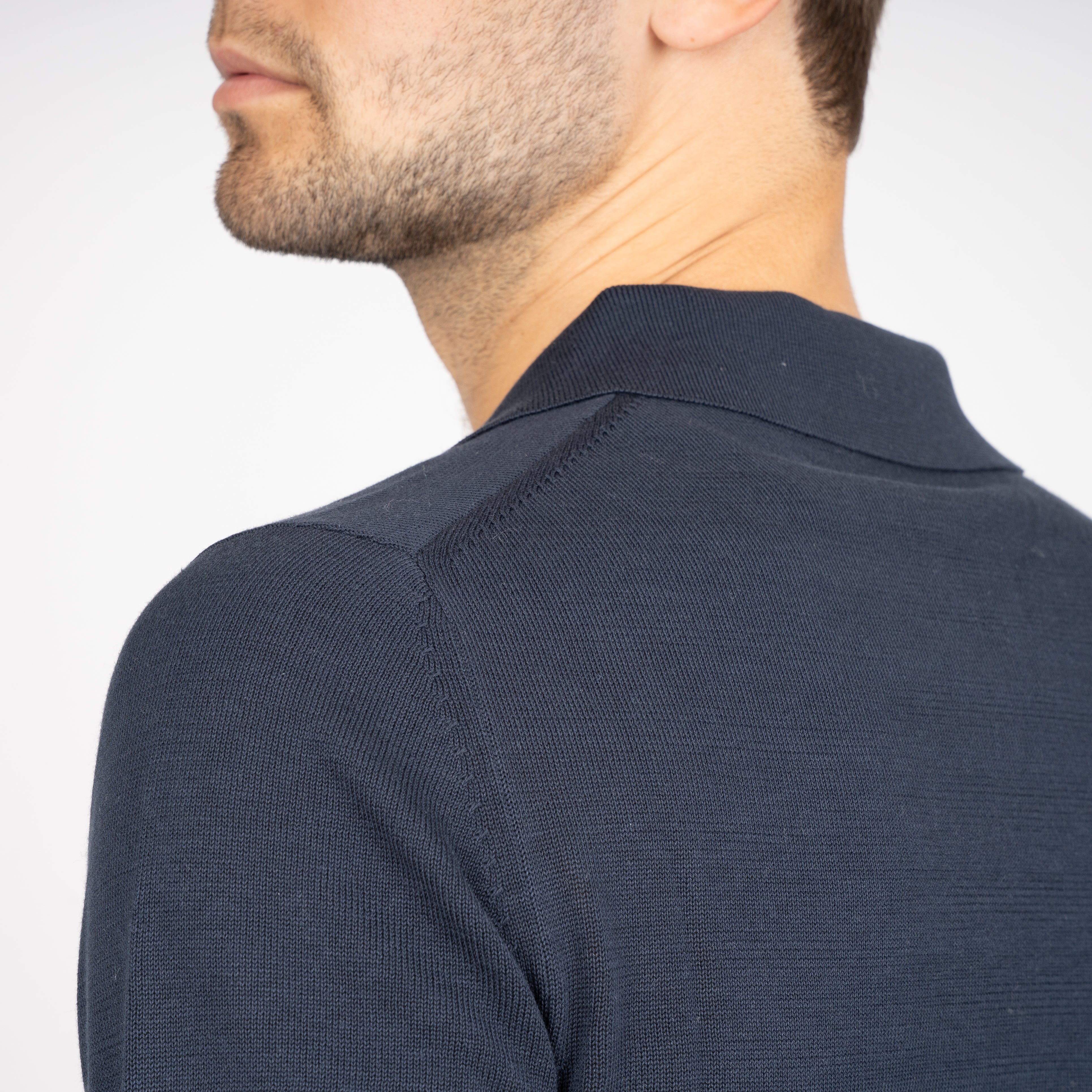 SEVEN DIALS Buttonless Polo Donkerblauw | Fido