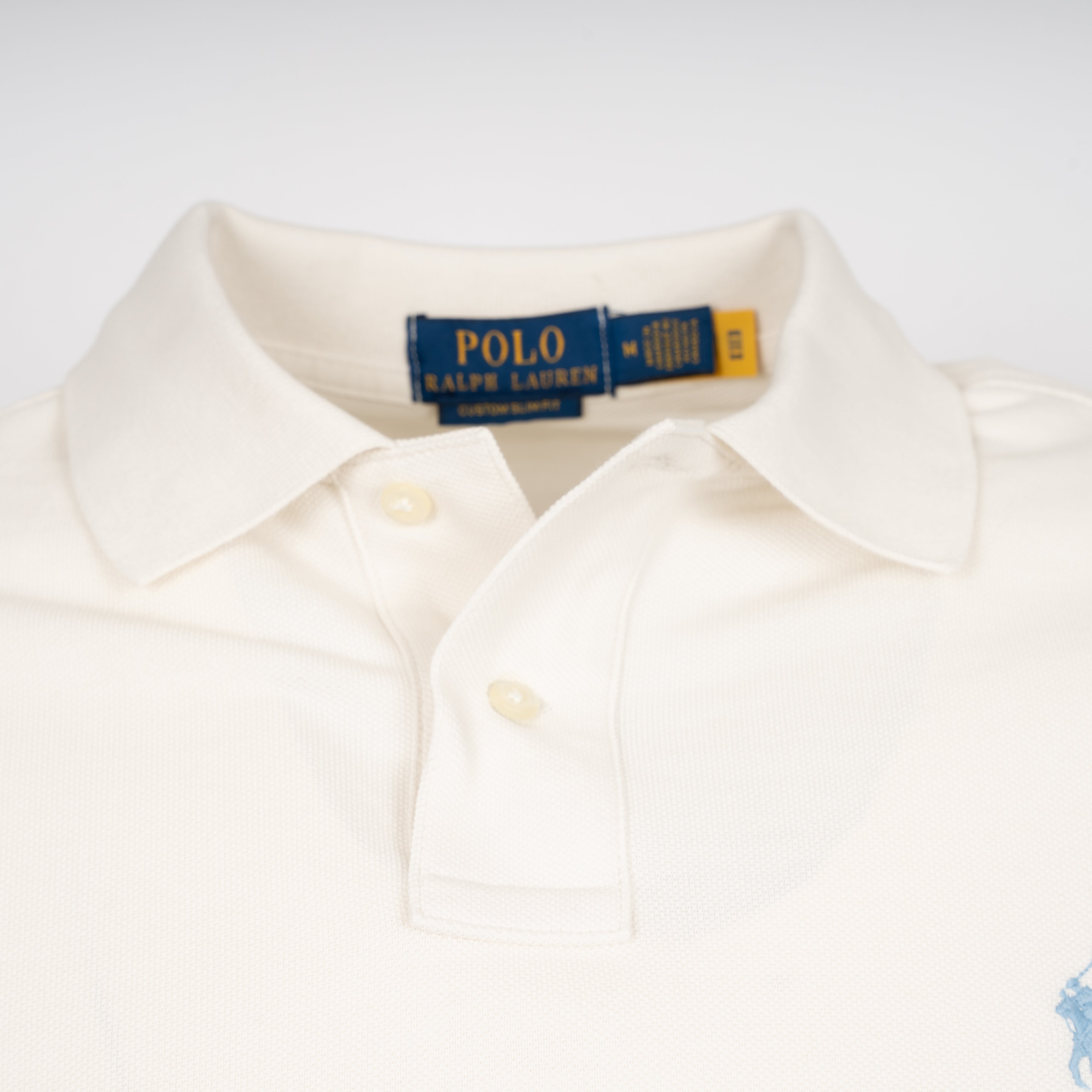 Ralph Lauren Polo Crème | Custom Slim Fit