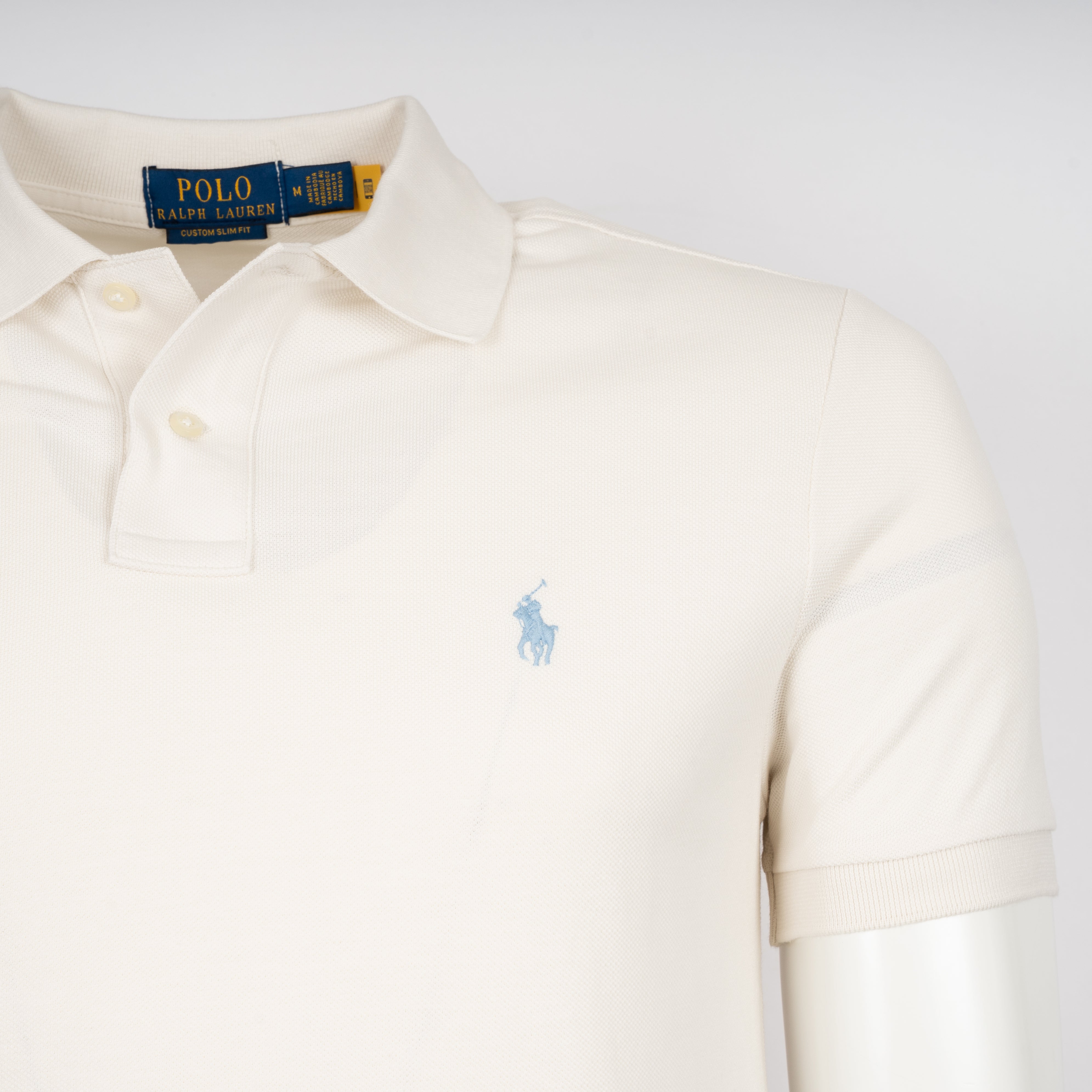Ralph Lauren Polo Crème | Custom Slim Fit