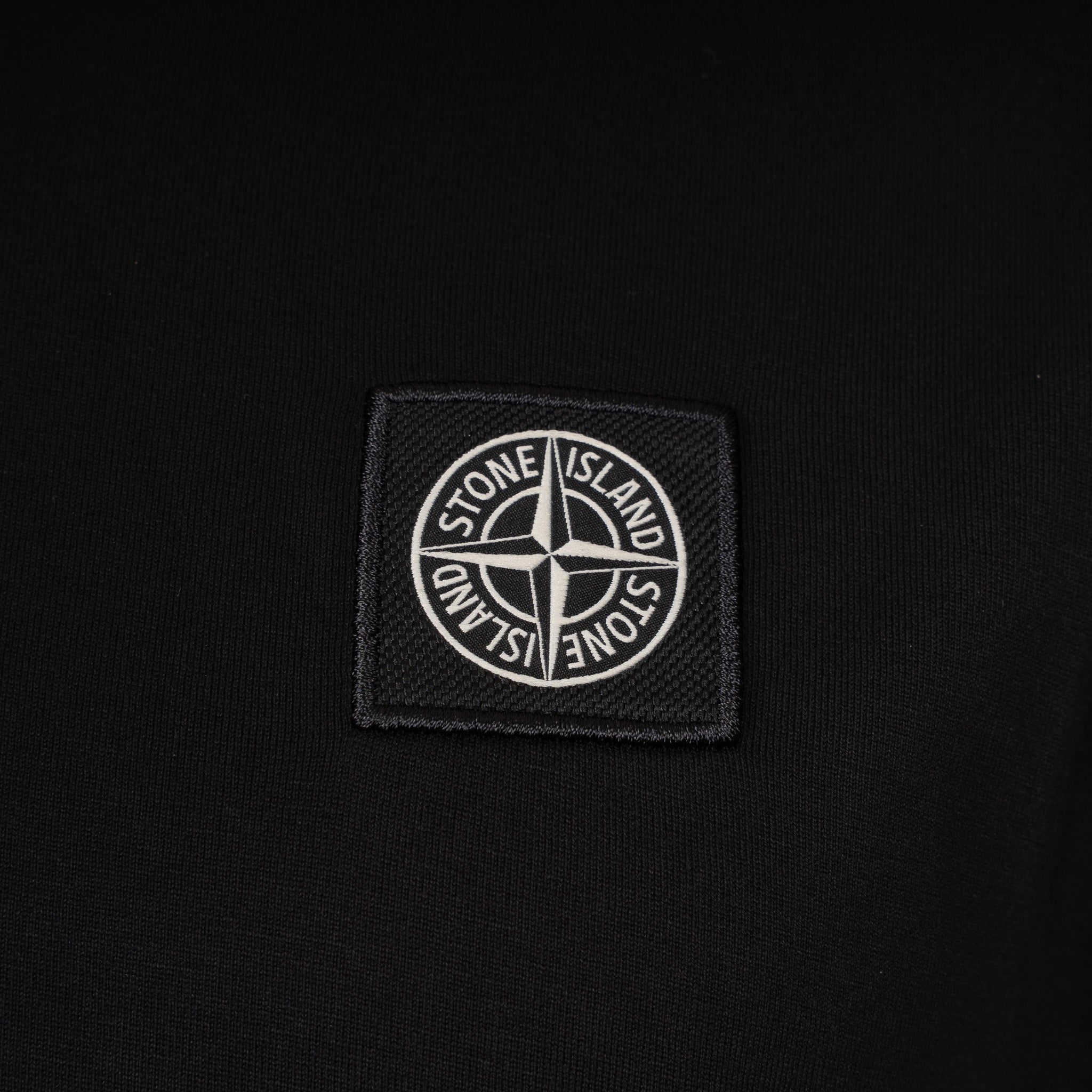 Stone Island T-Shirt Zwart | 60/2 Cotton Jersey