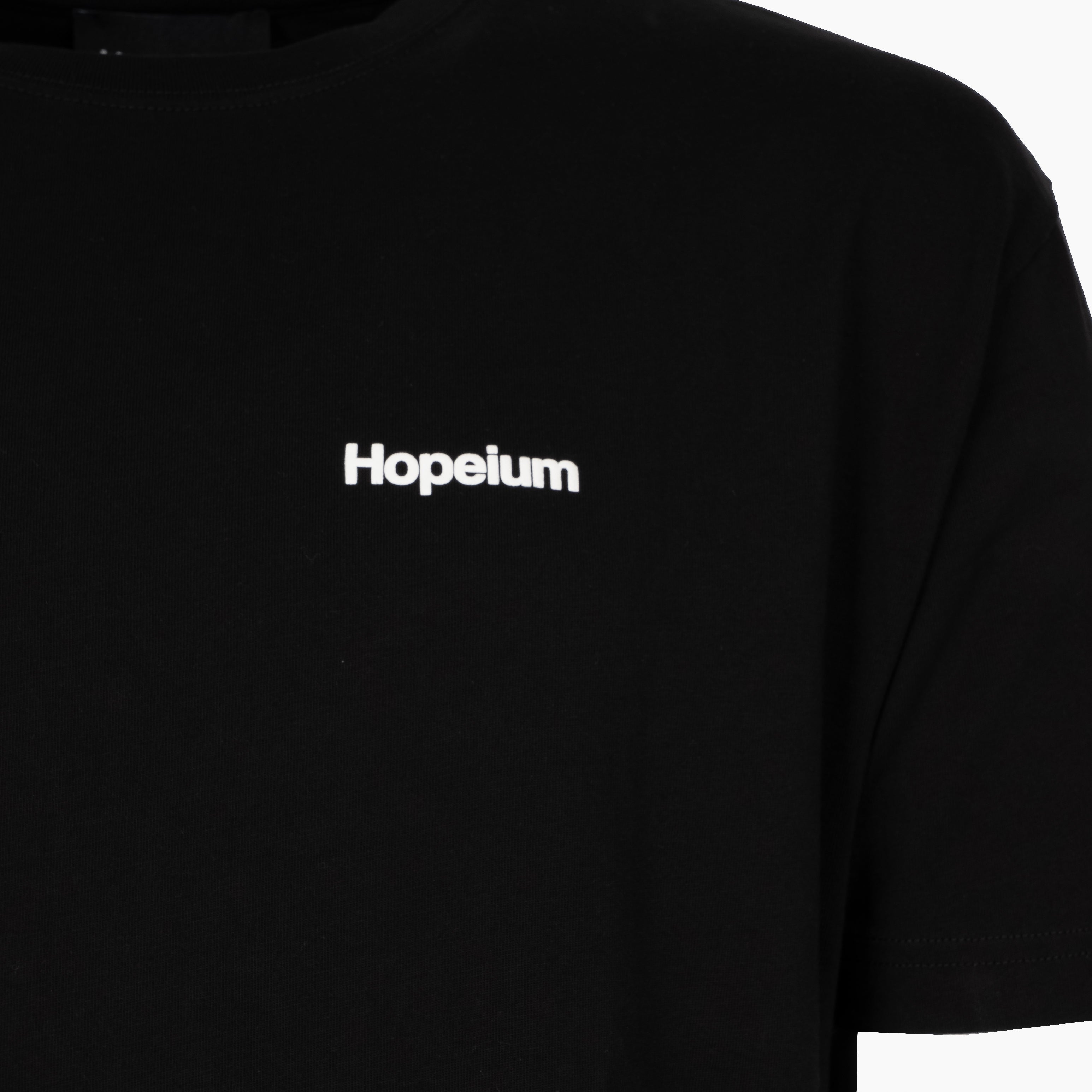 Hopeium T-Shirt Backprint Zwart | F*cking Amazing Tee
