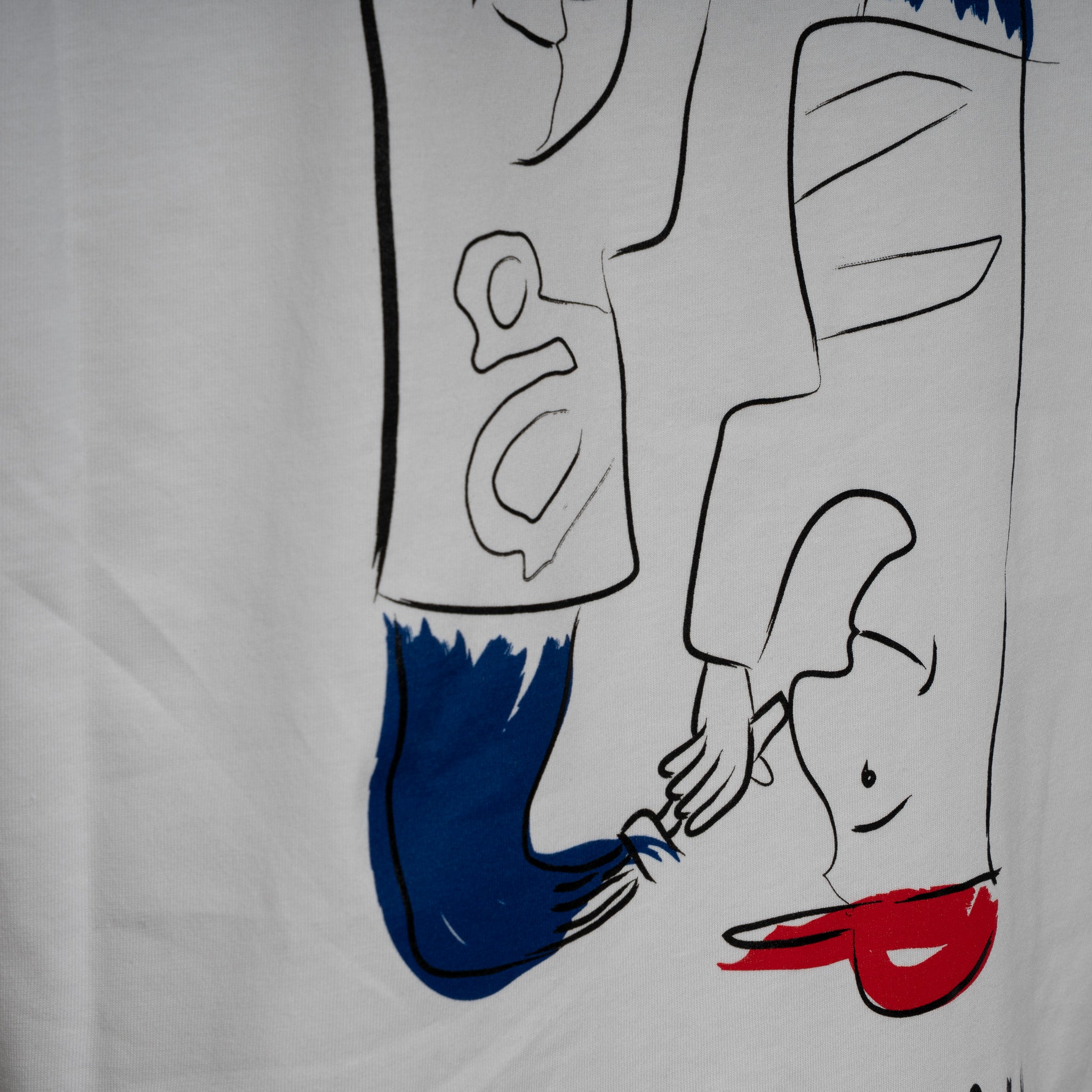 Denham T-Shirt Backprint Wit | Cooper Graphic Tee