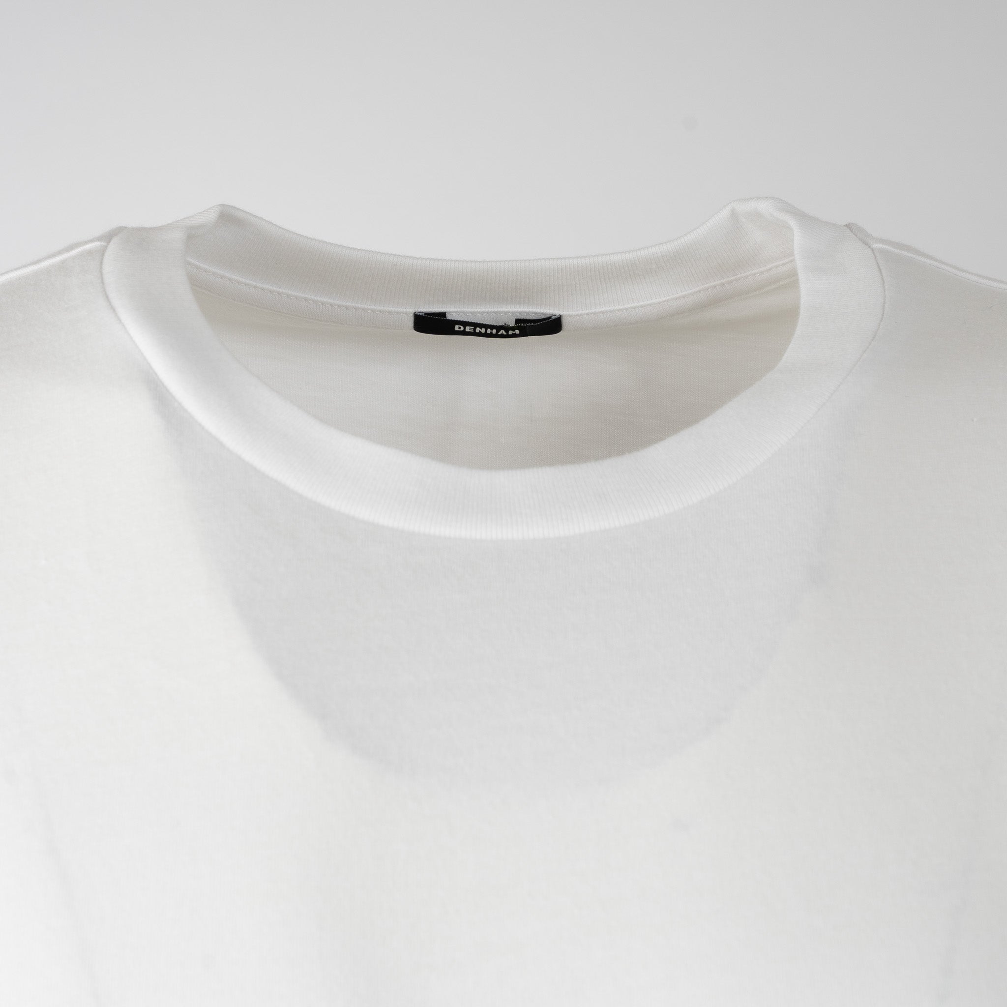 Denham T-Shirt Wit | Scissor Tee