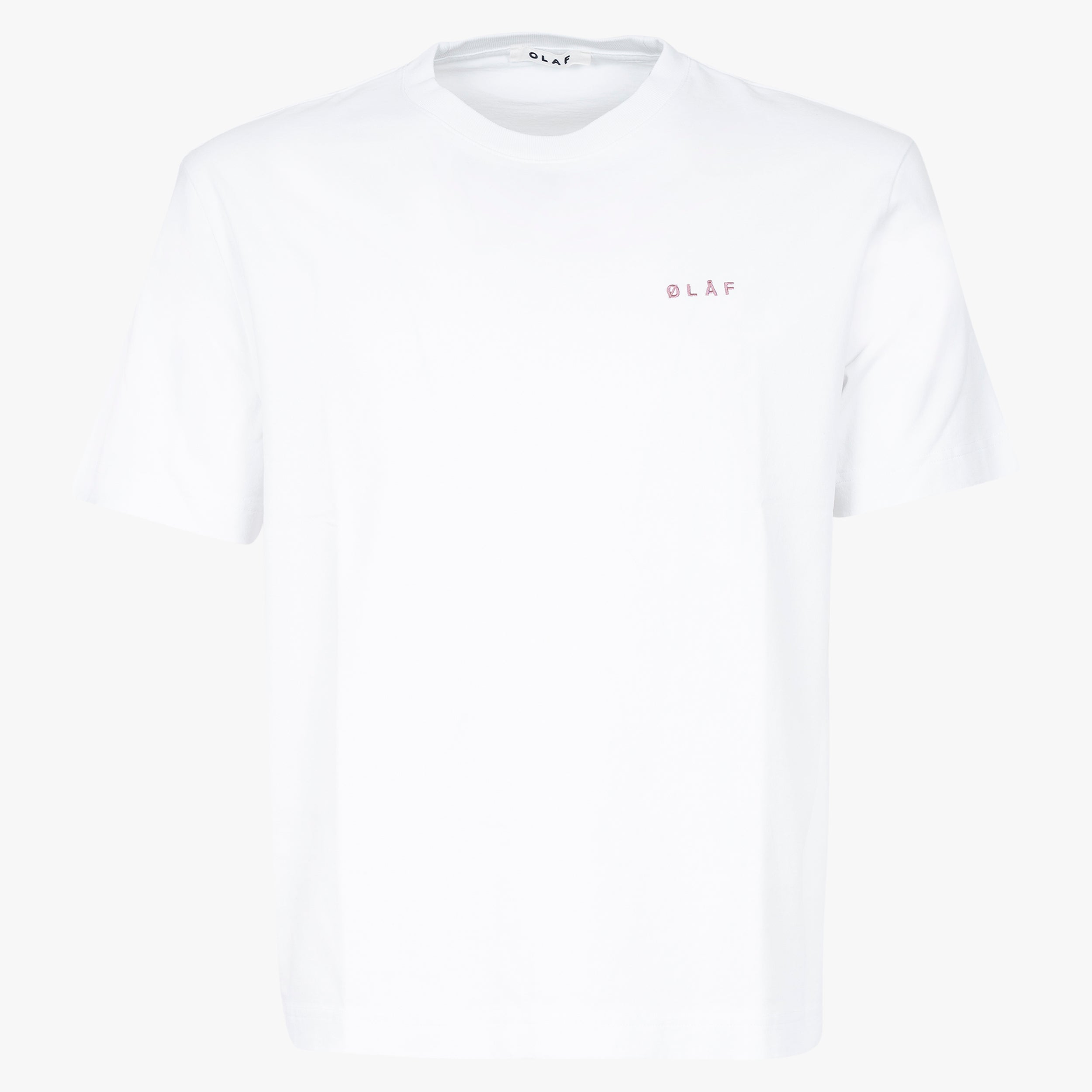 Olaf T-Shirt Backprint Wit | Brushstroke Graphic