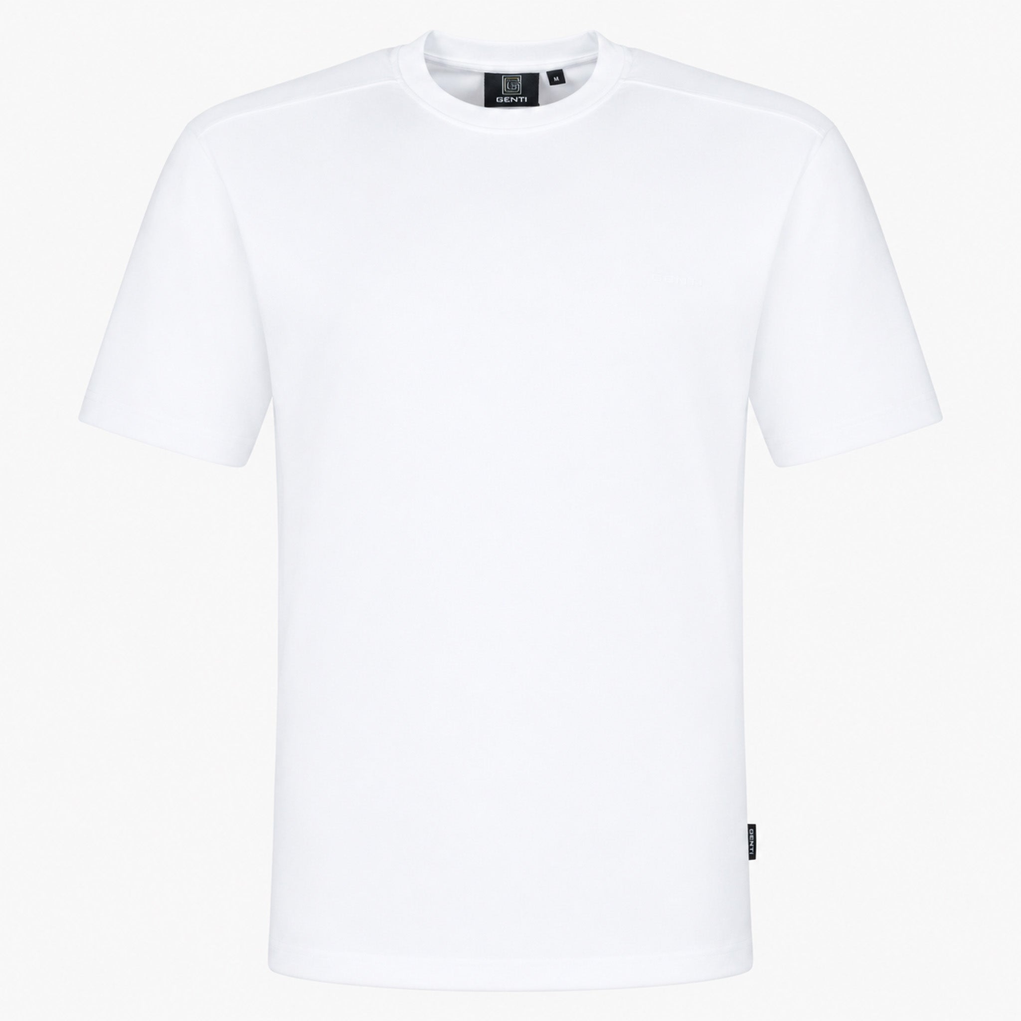 Genti T-Shirt Wit | Cotton Tech