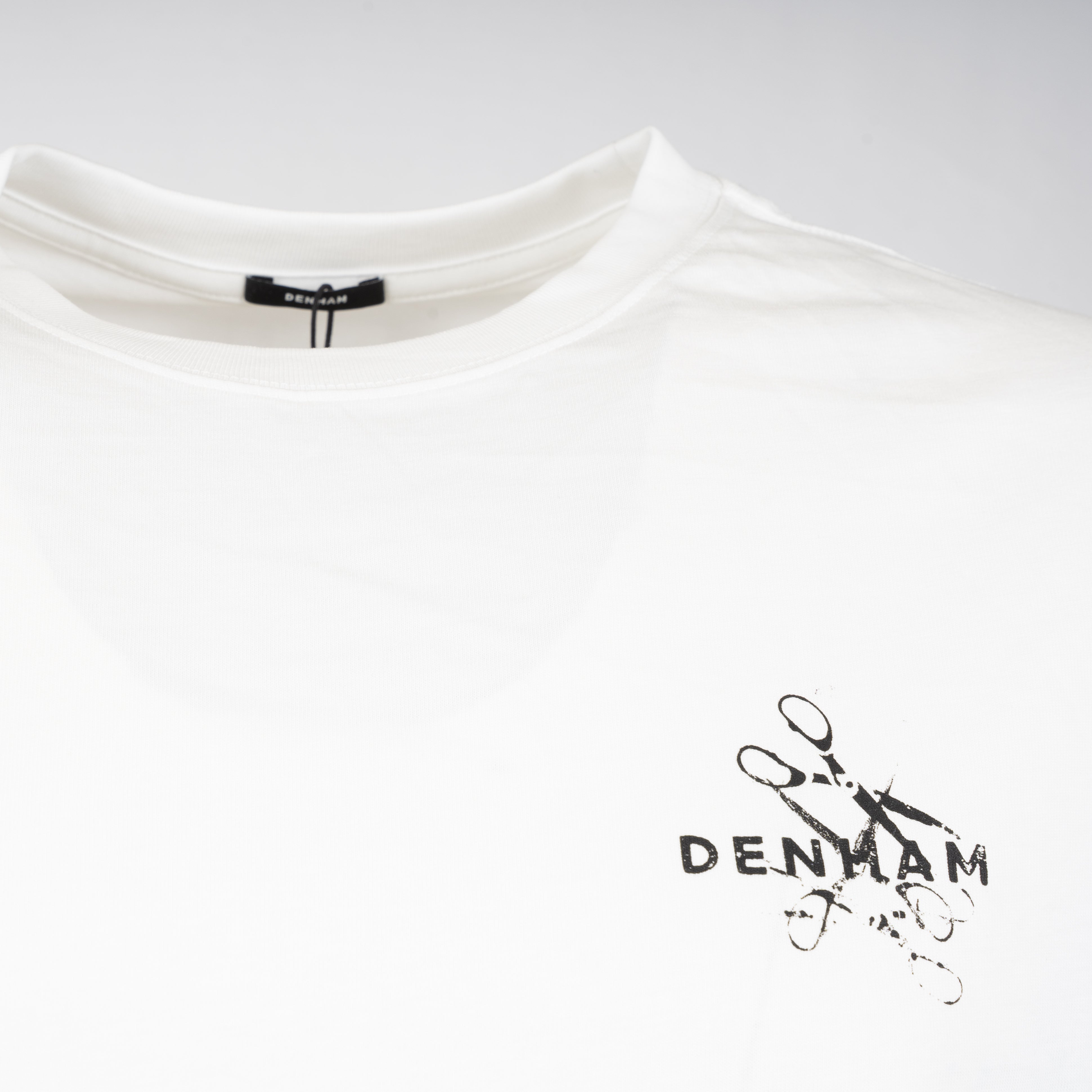 Denham T-Shirt Backprint Wit | Frame