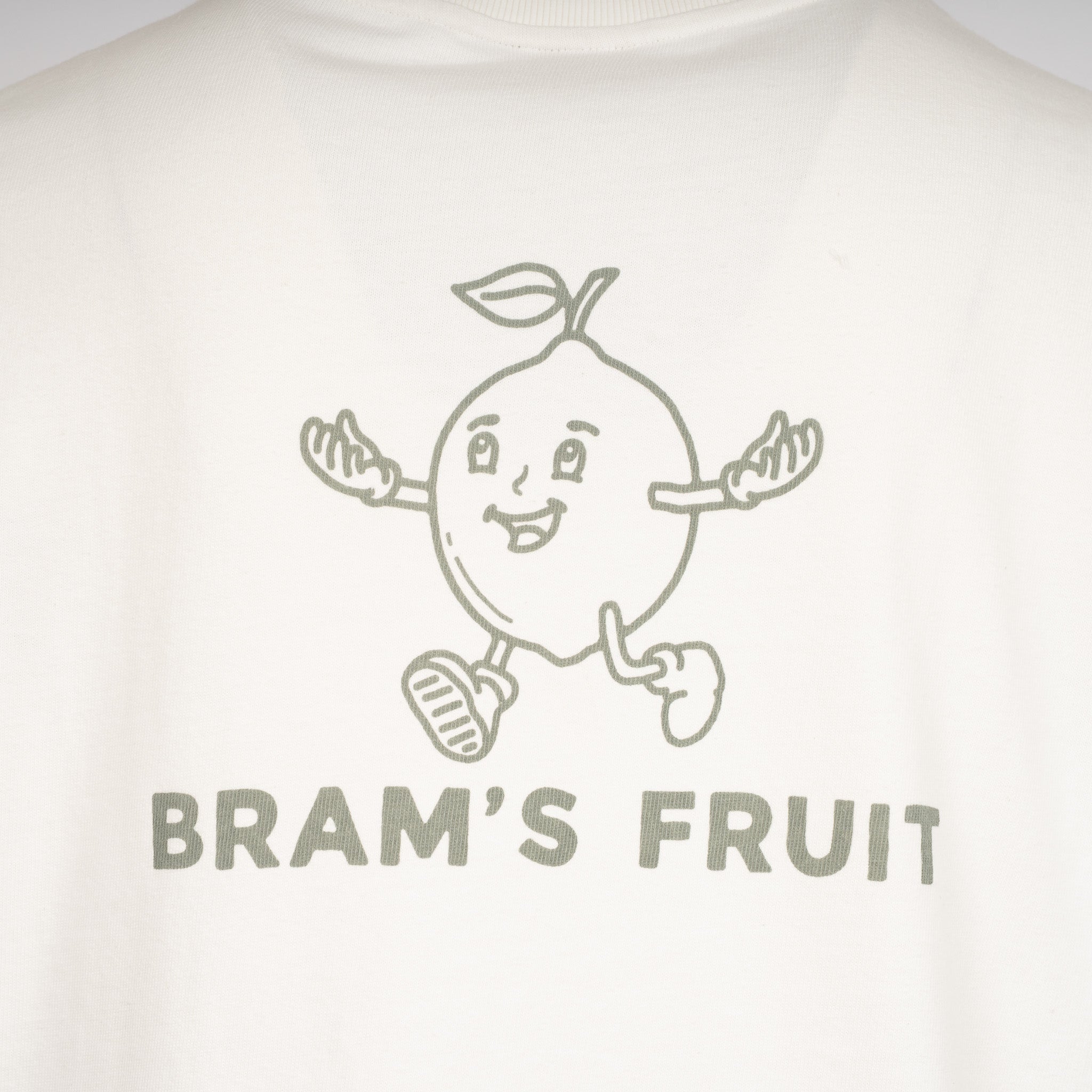 Bram's Fruit T-Shirt Backprint Off-White | Big Lemon