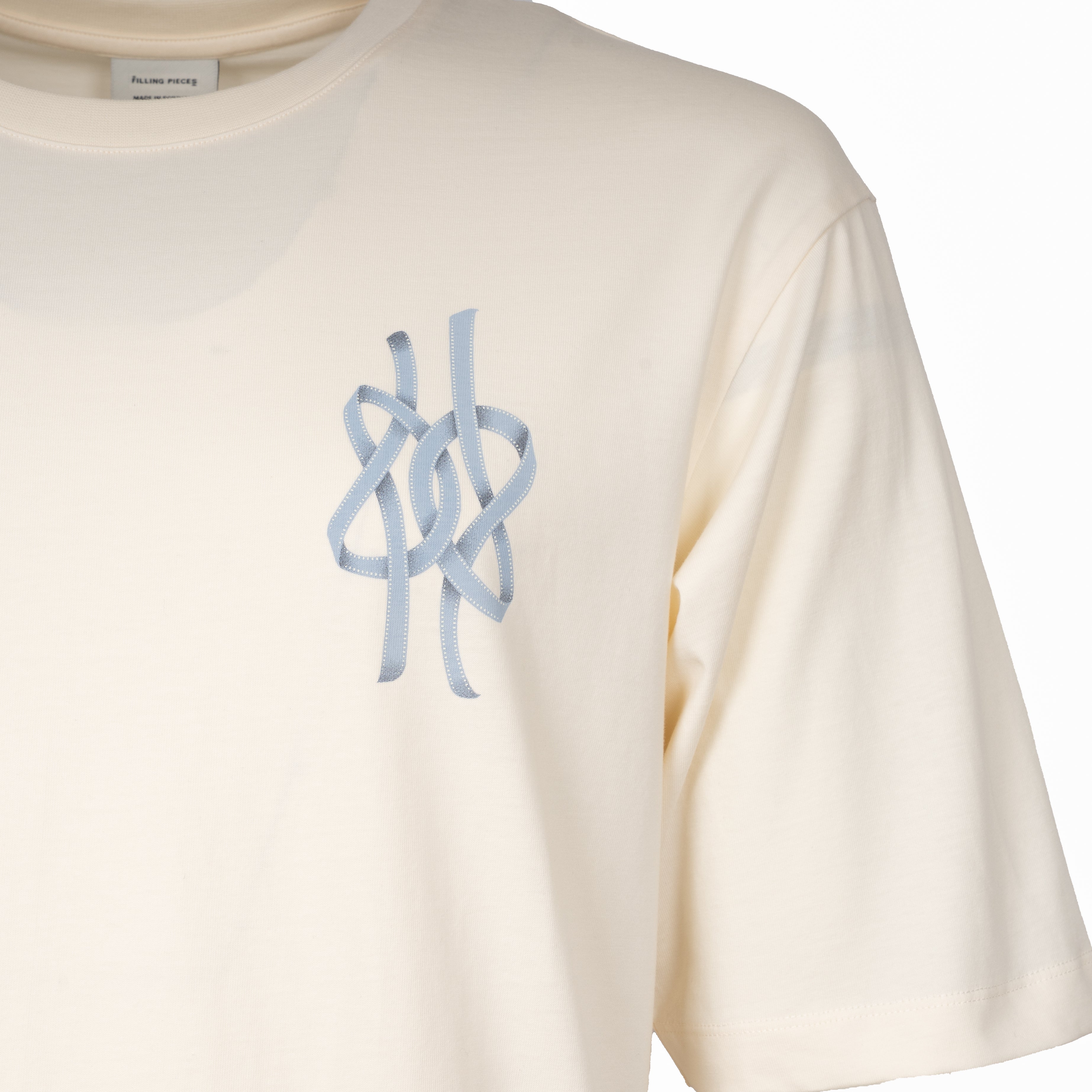 Filling Pieces T-Shirt Backprint Crème | Boxy Film Strip