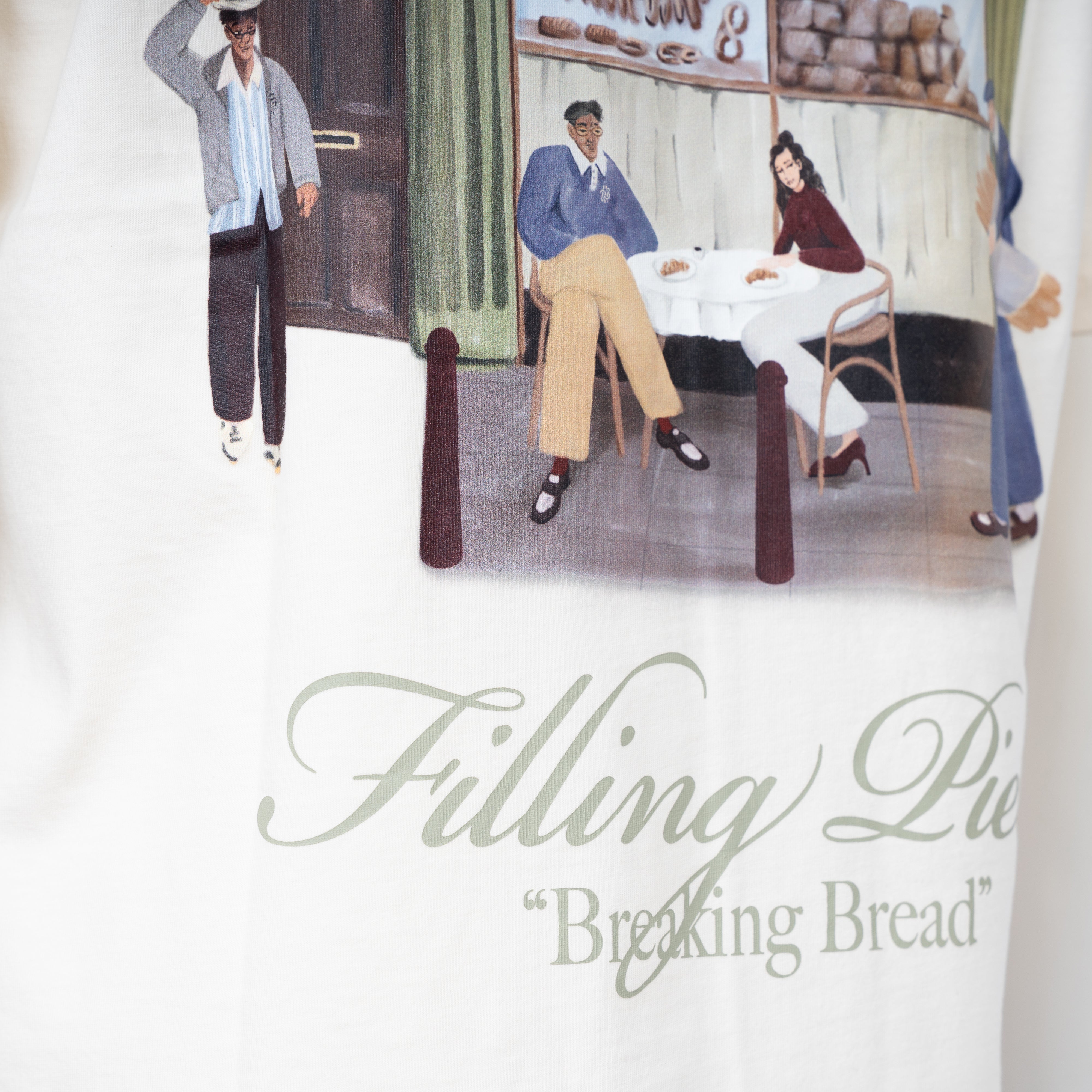 Filling Pieces T-Shirt Backprint Crème | Bakery