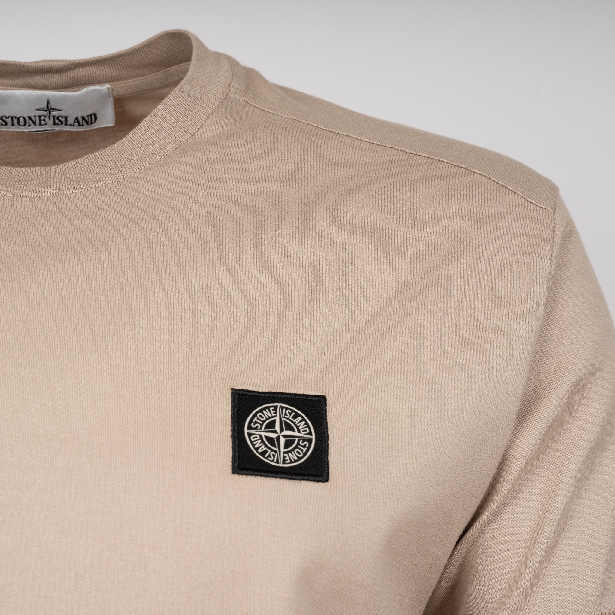 Stone Island T-Shirt Beige | 60/2 Cotton Jersey