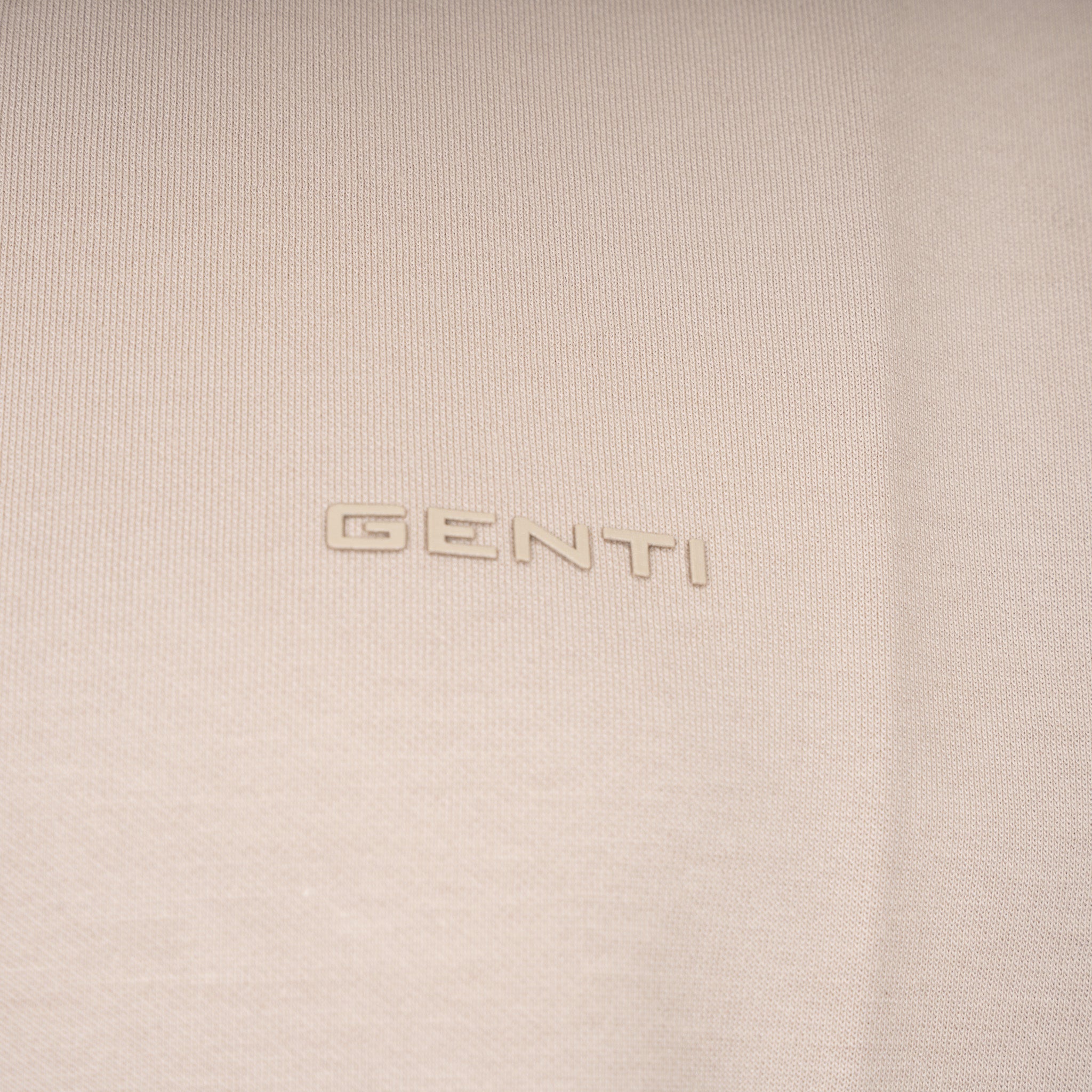 Genti T-Shirt Beige | Cotton Tech