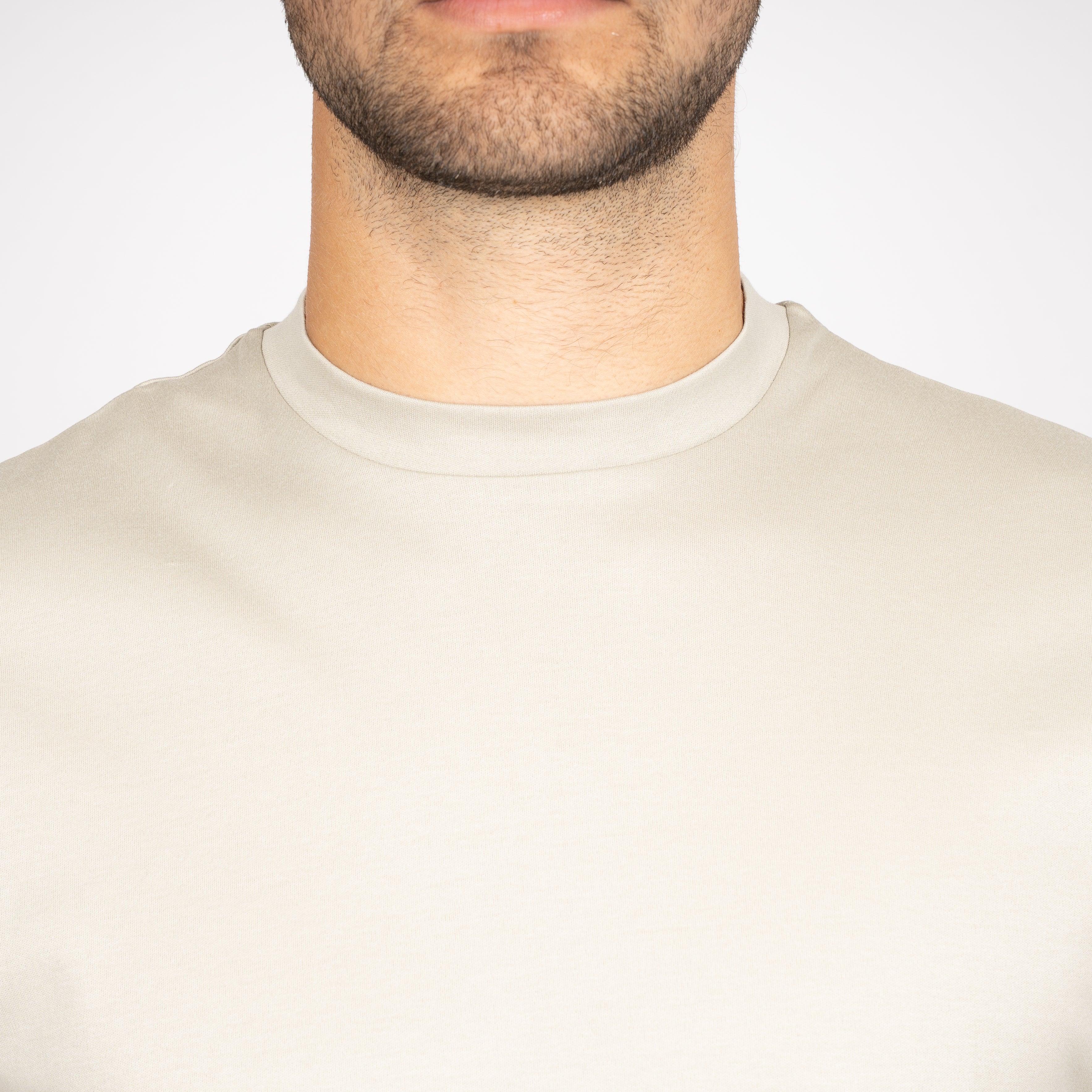 Valenza T-Shirt Steengrijs | Interlock Supima Cotton