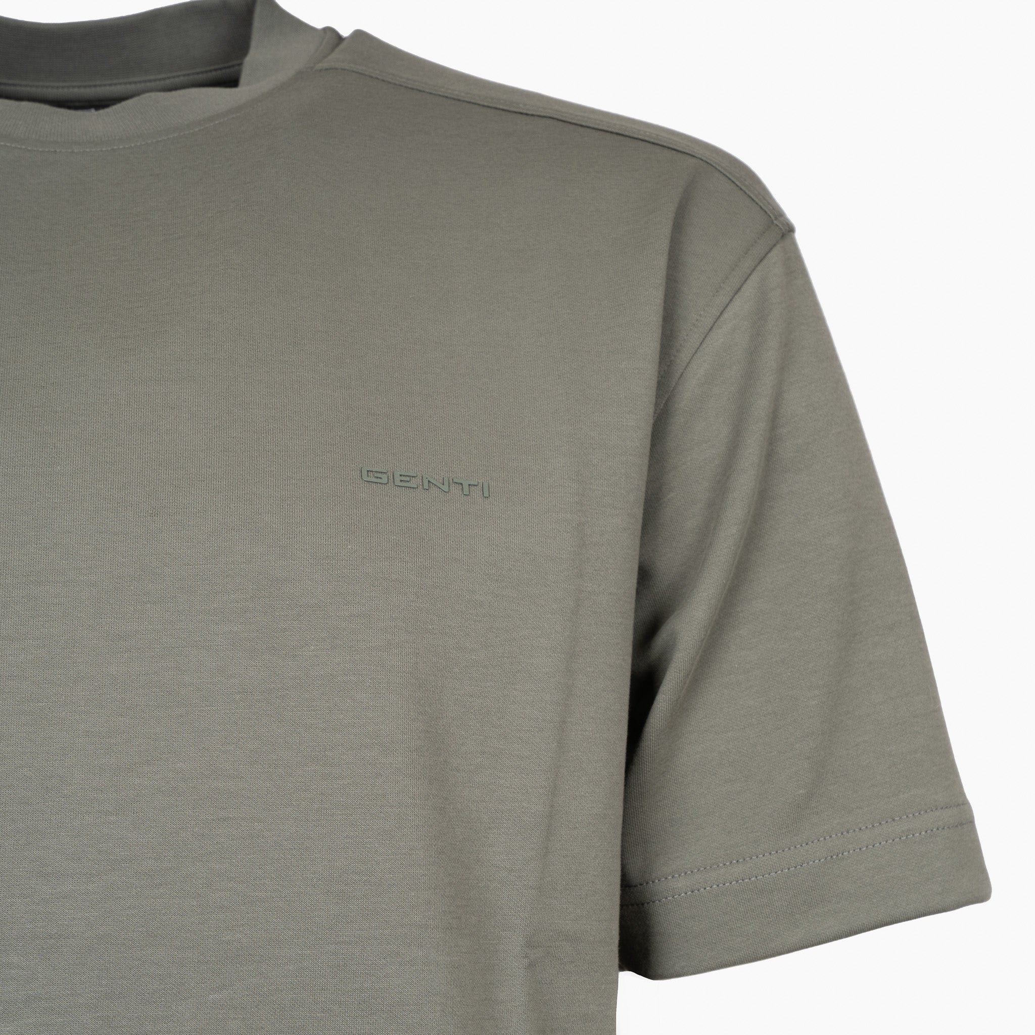 Genti T-Shirt Groen | Cotton Tech
