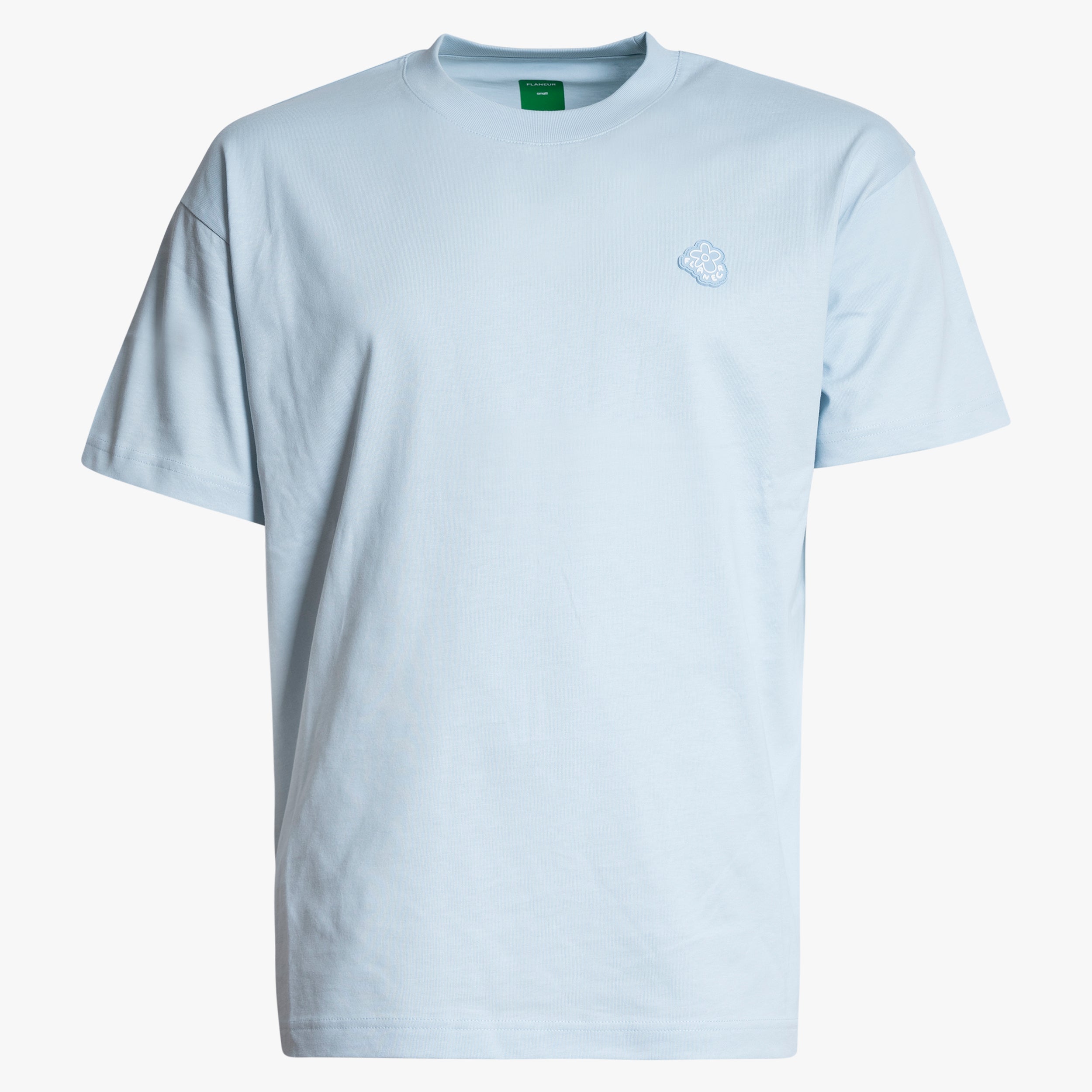 Flaneur T-Shirt Lichtblauw | Rubber Blossom
