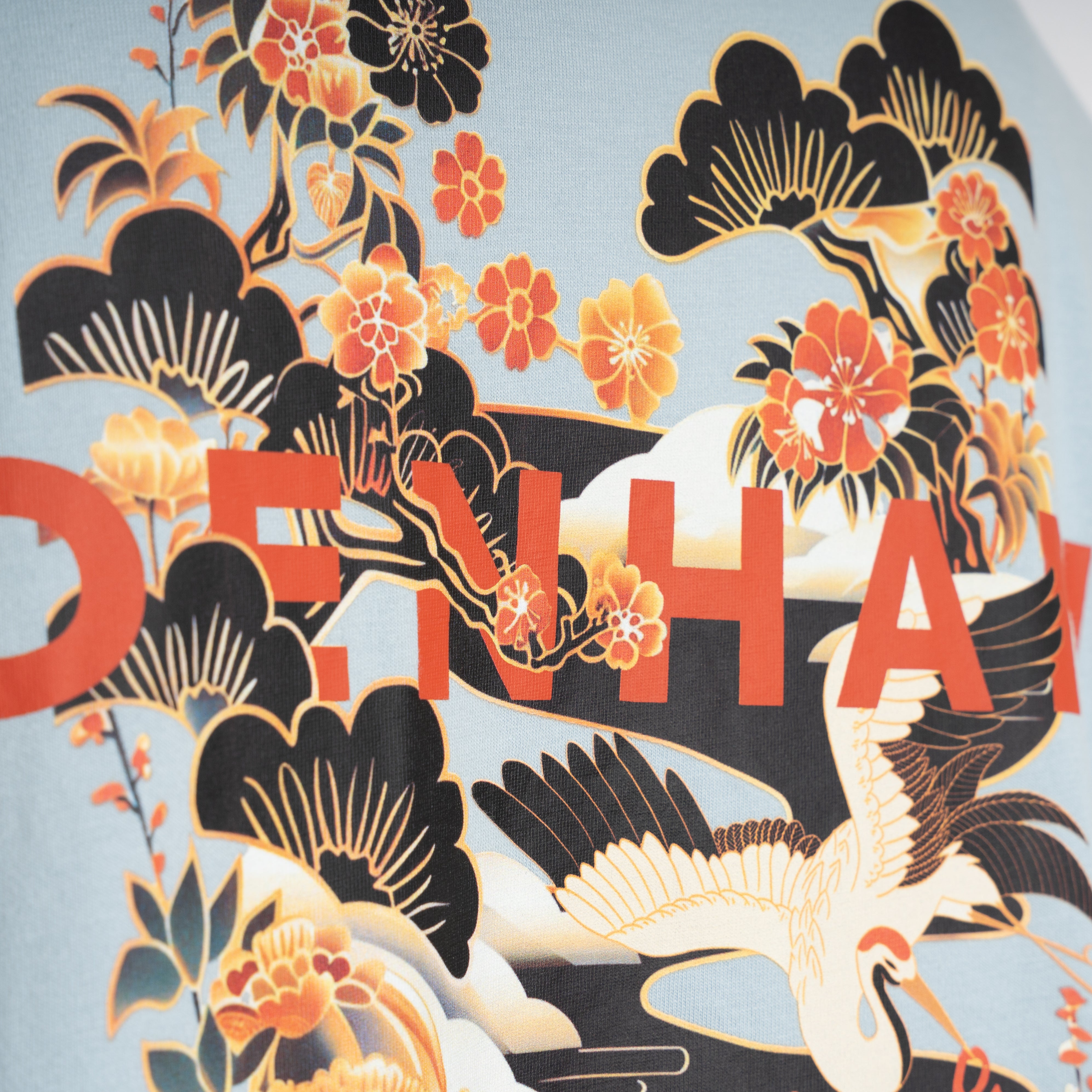 Denham T-Shirt Backprint Lichtblauw | Kansai Graphic Tee