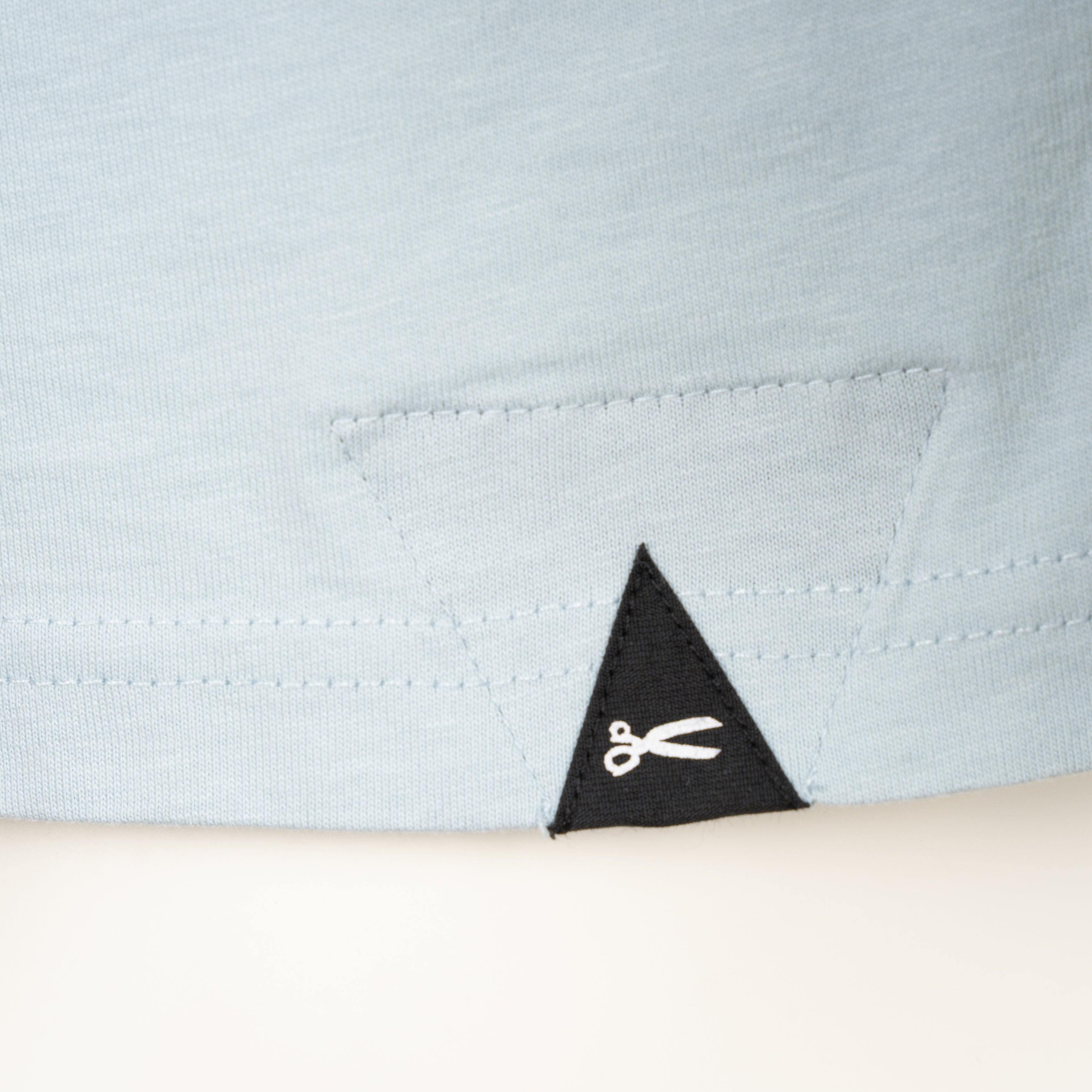 Denham T-Shirt Lichtblauw | Scissor Tee