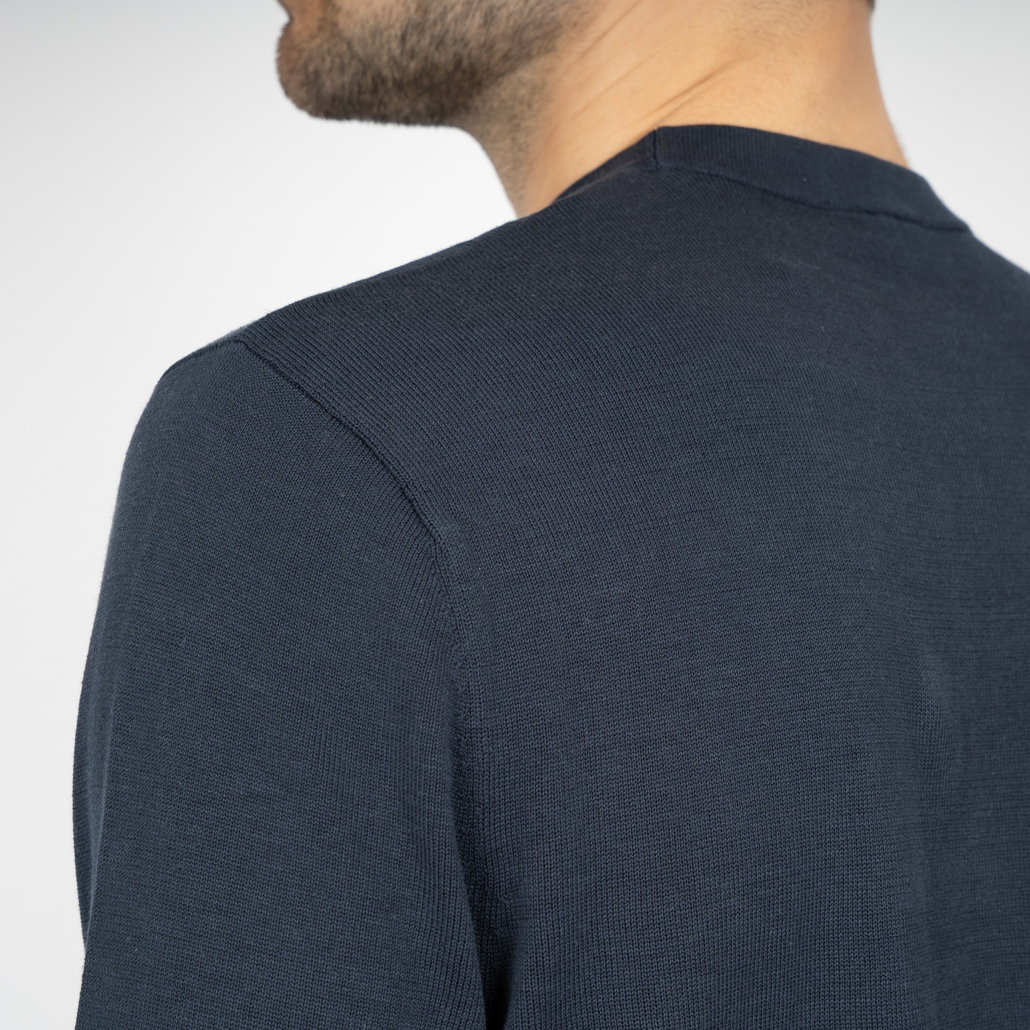 SEVEN DIALS Gebreid T-Shirt Blauw | Faun