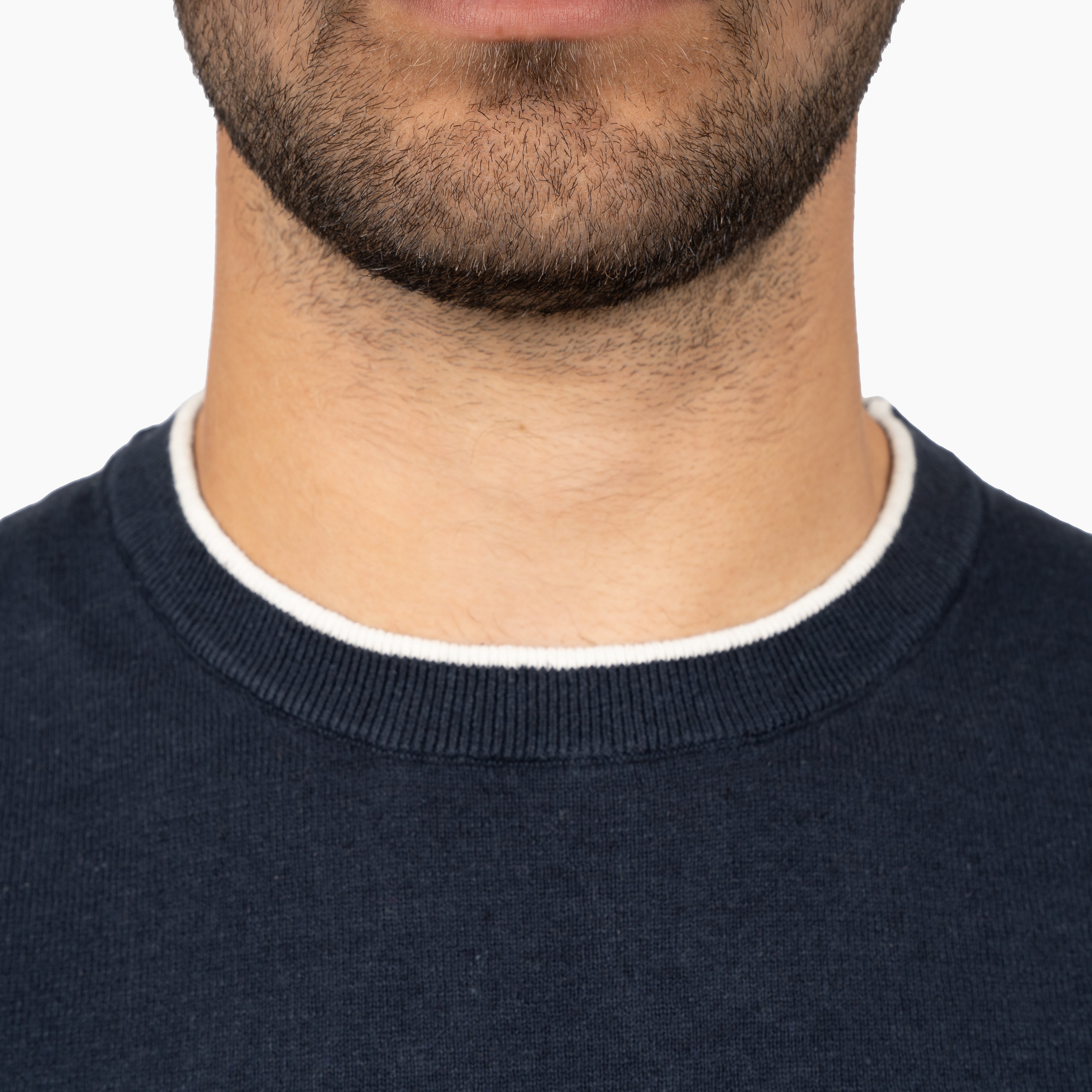 SEVEN DIALS Gebreid T-Shirt Blauw | Bennet