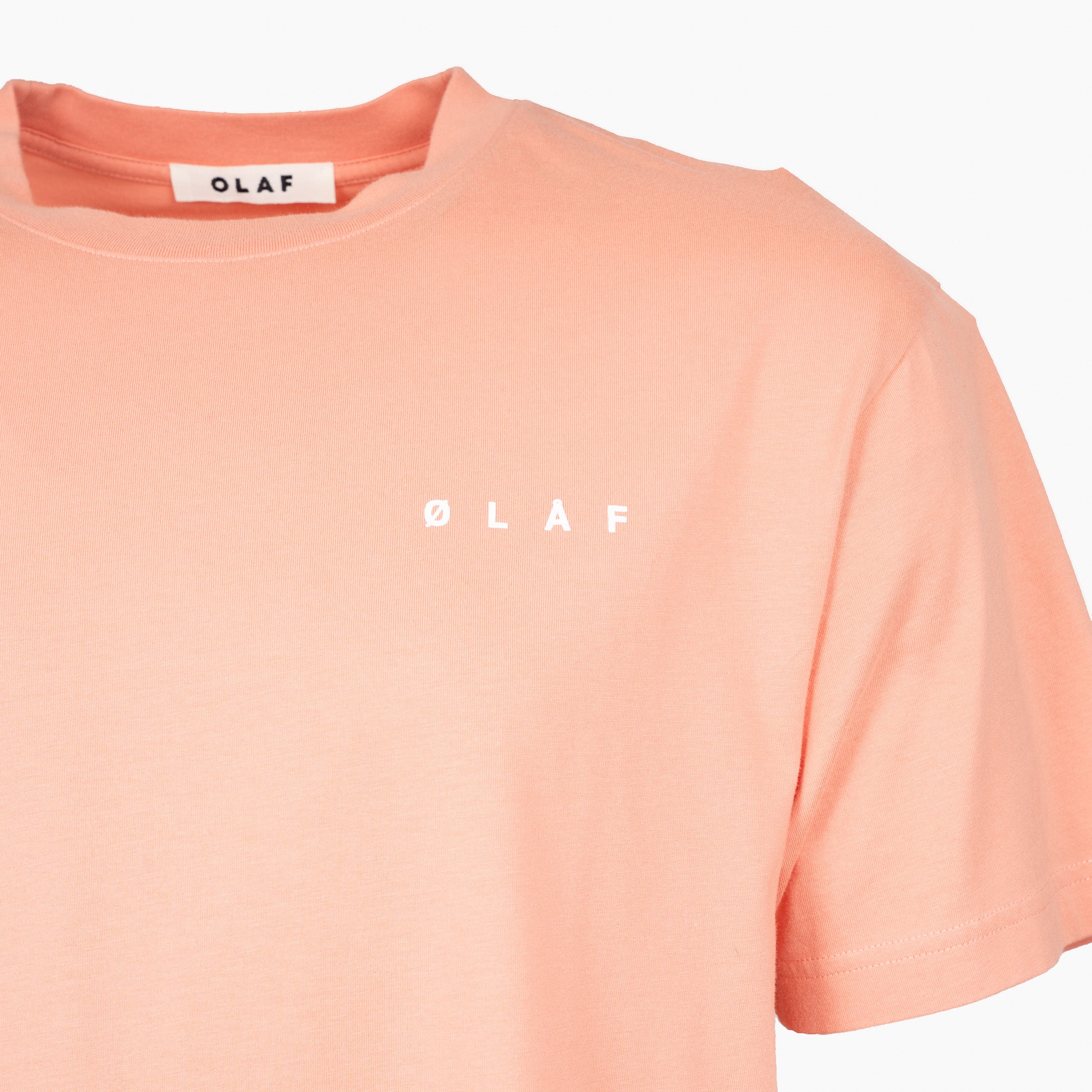 Olaf T-Shirt Backprint Roze | Brushstroke Face