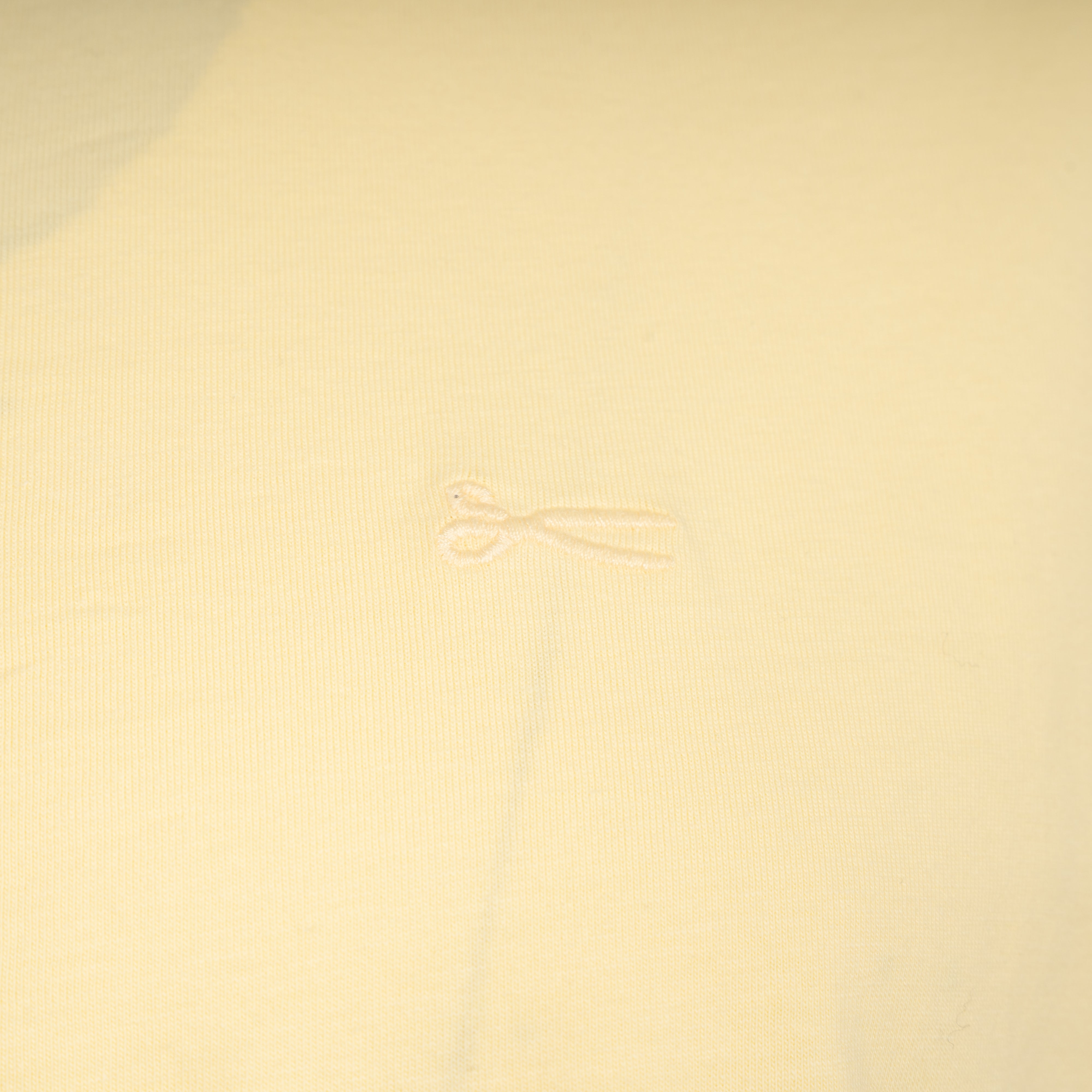 Denham T-Shirt Geel | Scissor Tee