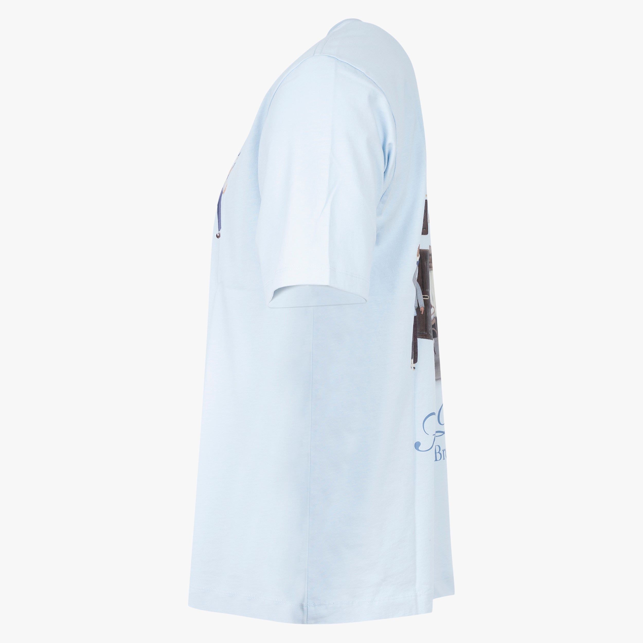 Filling Pieces T-Shirt Backprint Lichtblauw | Bakery