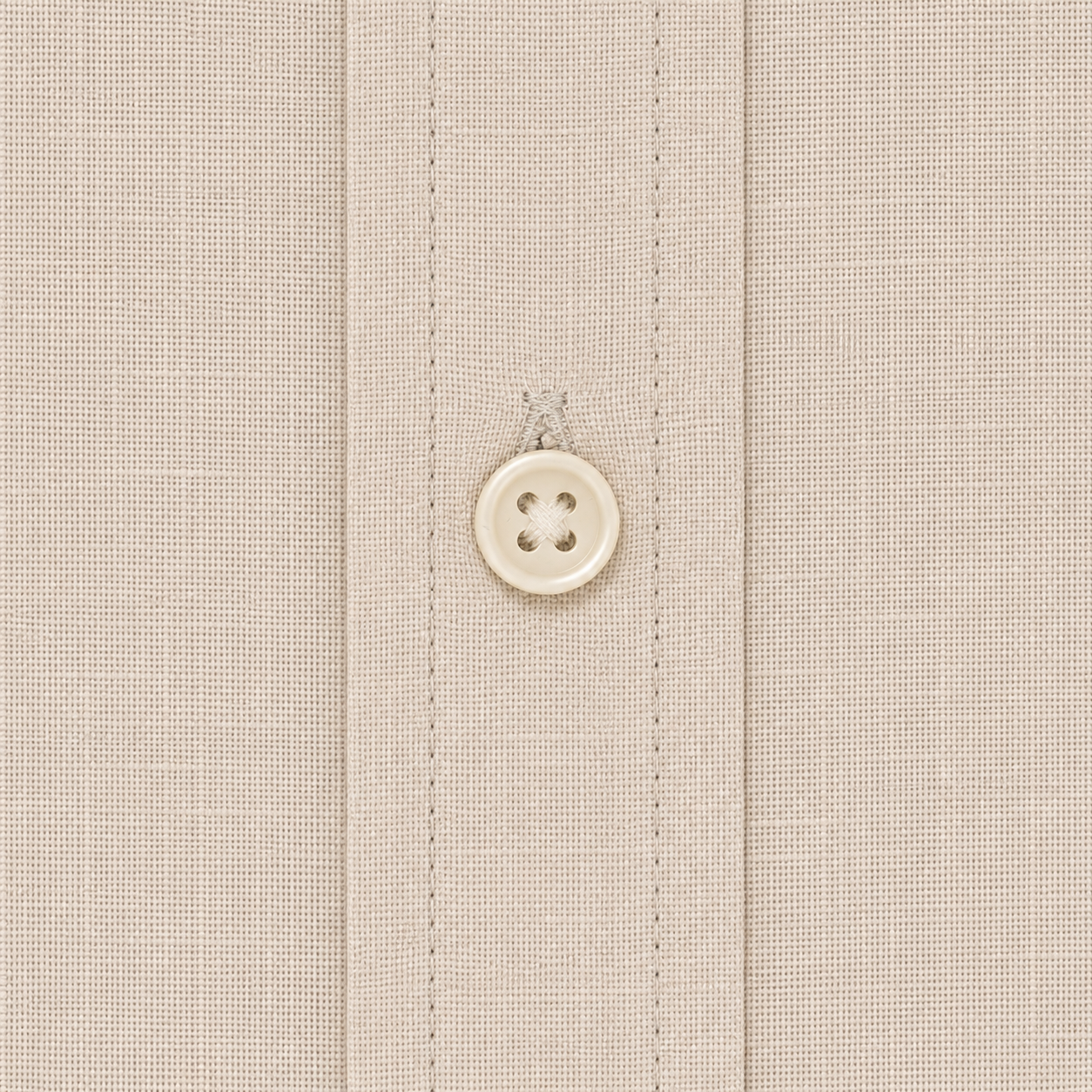 Ralph Lauren Linnen Overhemd Beige | Custom Fit