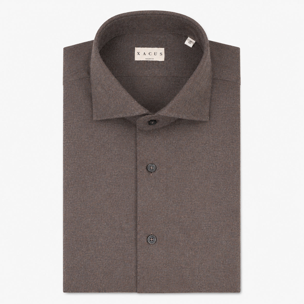Xacus Overhemd Flannel Bruin | Supercotone
