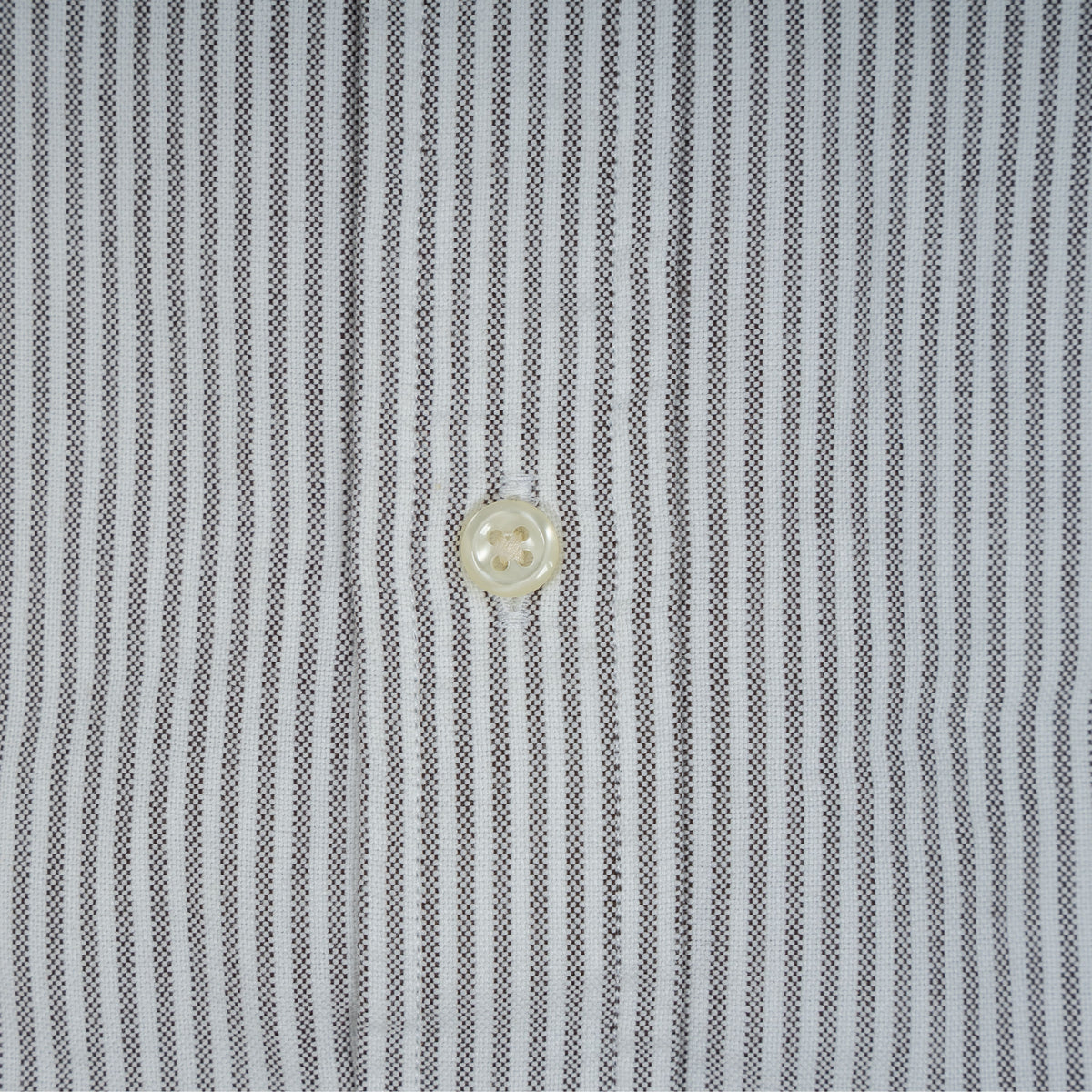 Ralph Lauren Overhemd Bruin Gestreept | Custom Fit