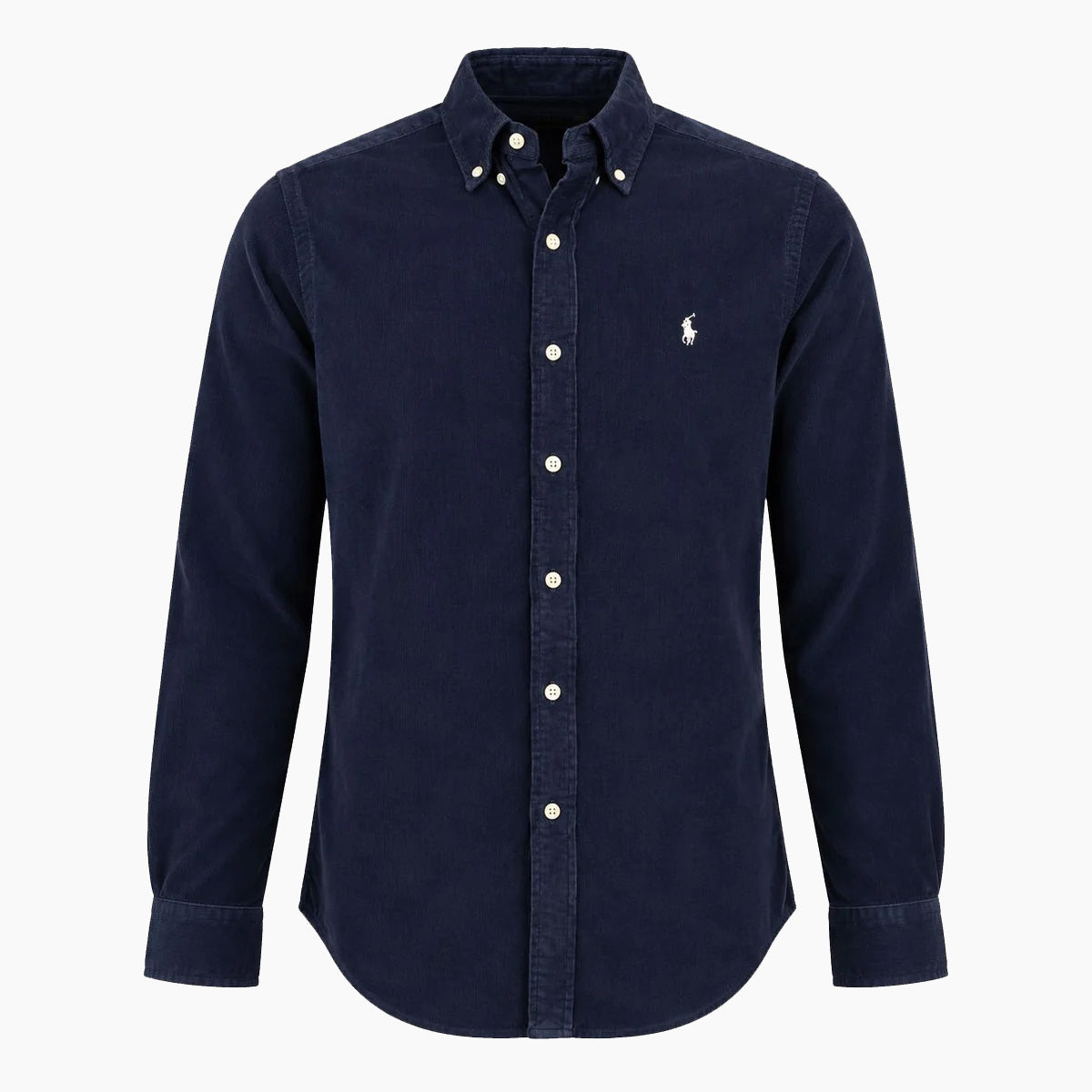 Ralph Lauren Corduroy Overhemd Blauw | Custom Fit