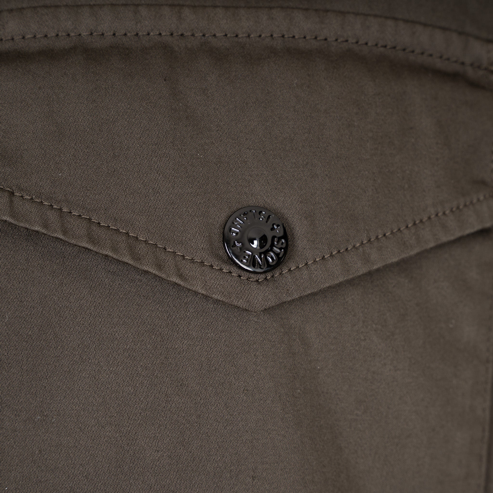 Stone Island Overshirt Grijs | Stretch Organic Cotton Satin