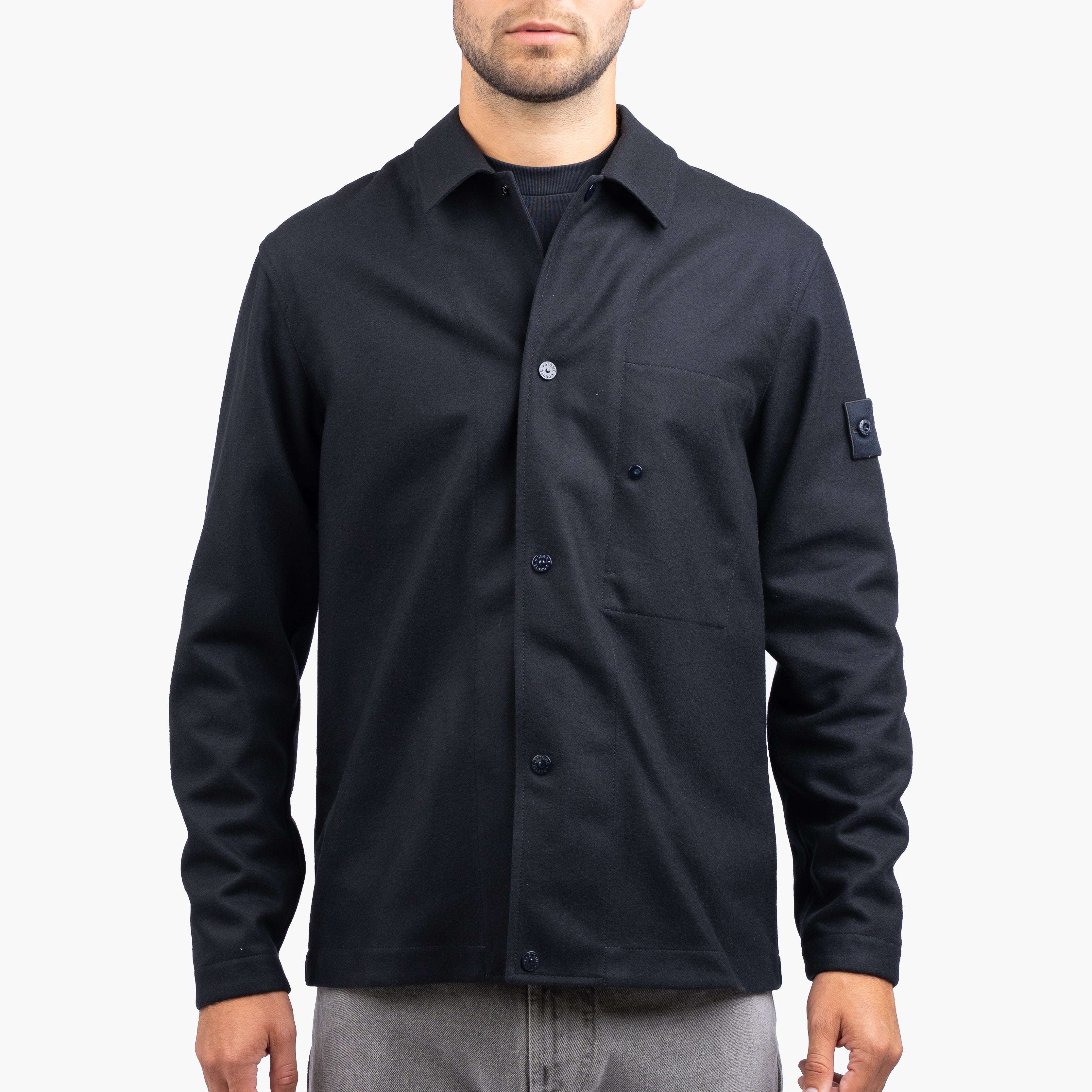 Stone Island Overshirt Blauw | Ghost