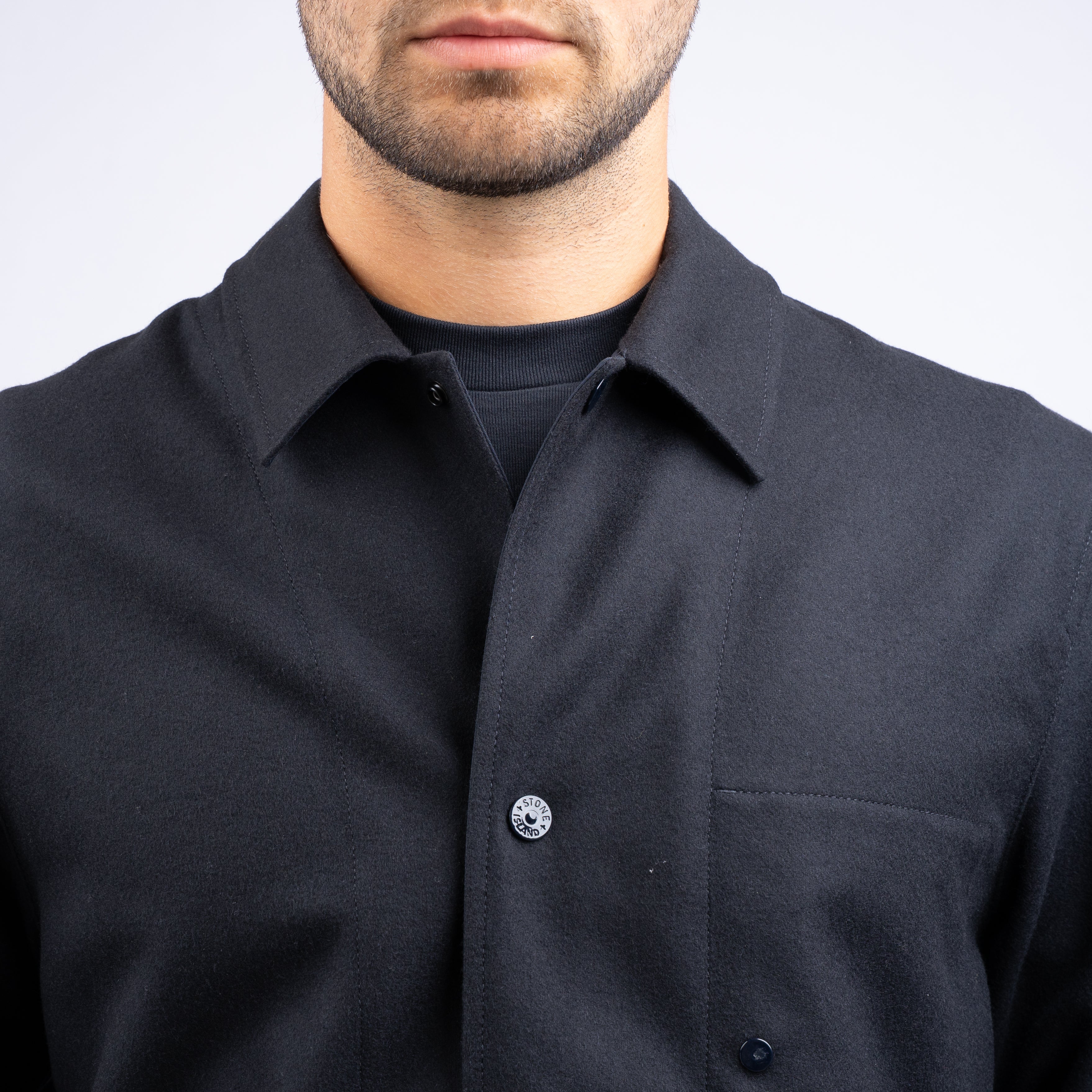 Stone Island Overshirt Blauw | Ghost