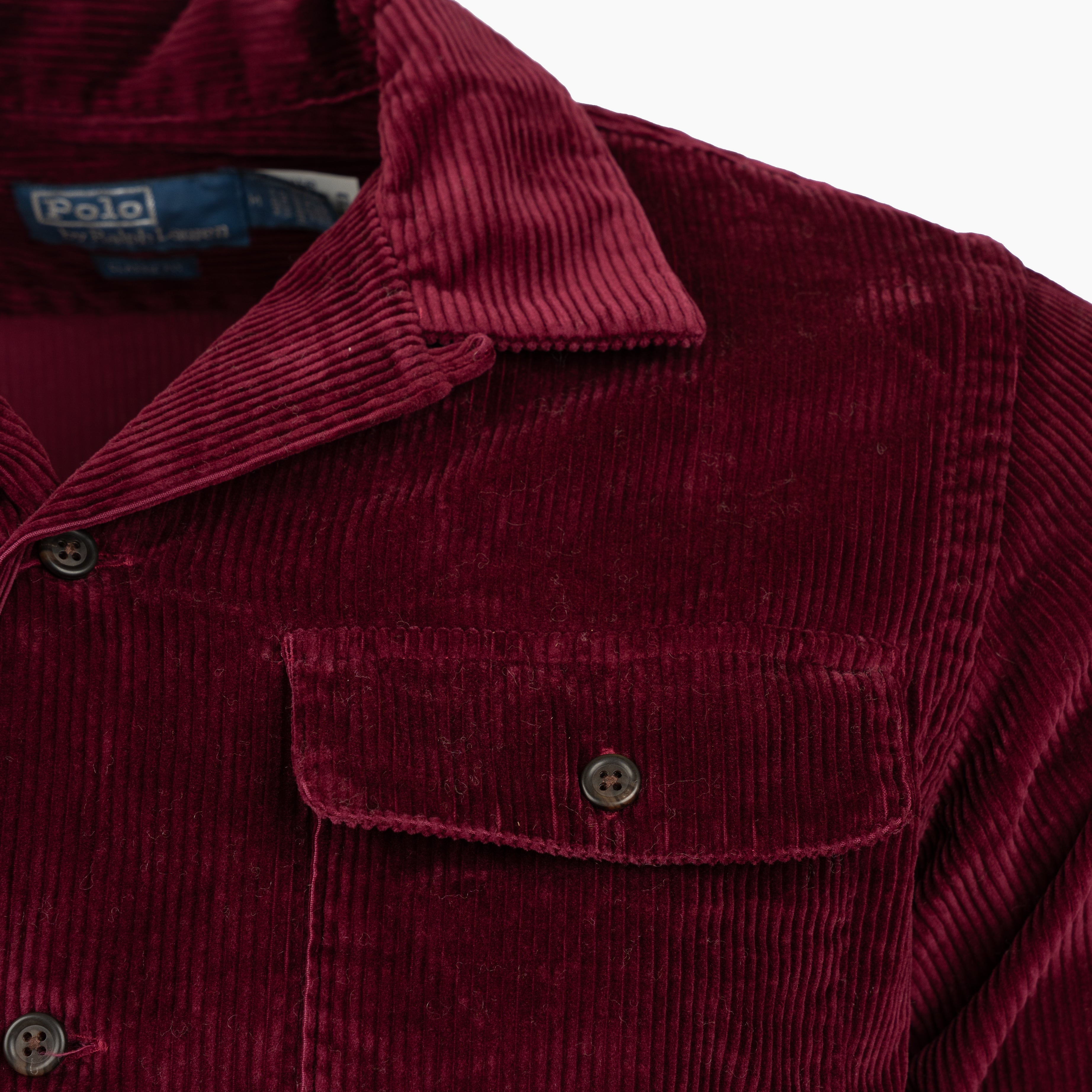 Ralph Lauren Overshirt Bordeaux Rood | Camp Shirt