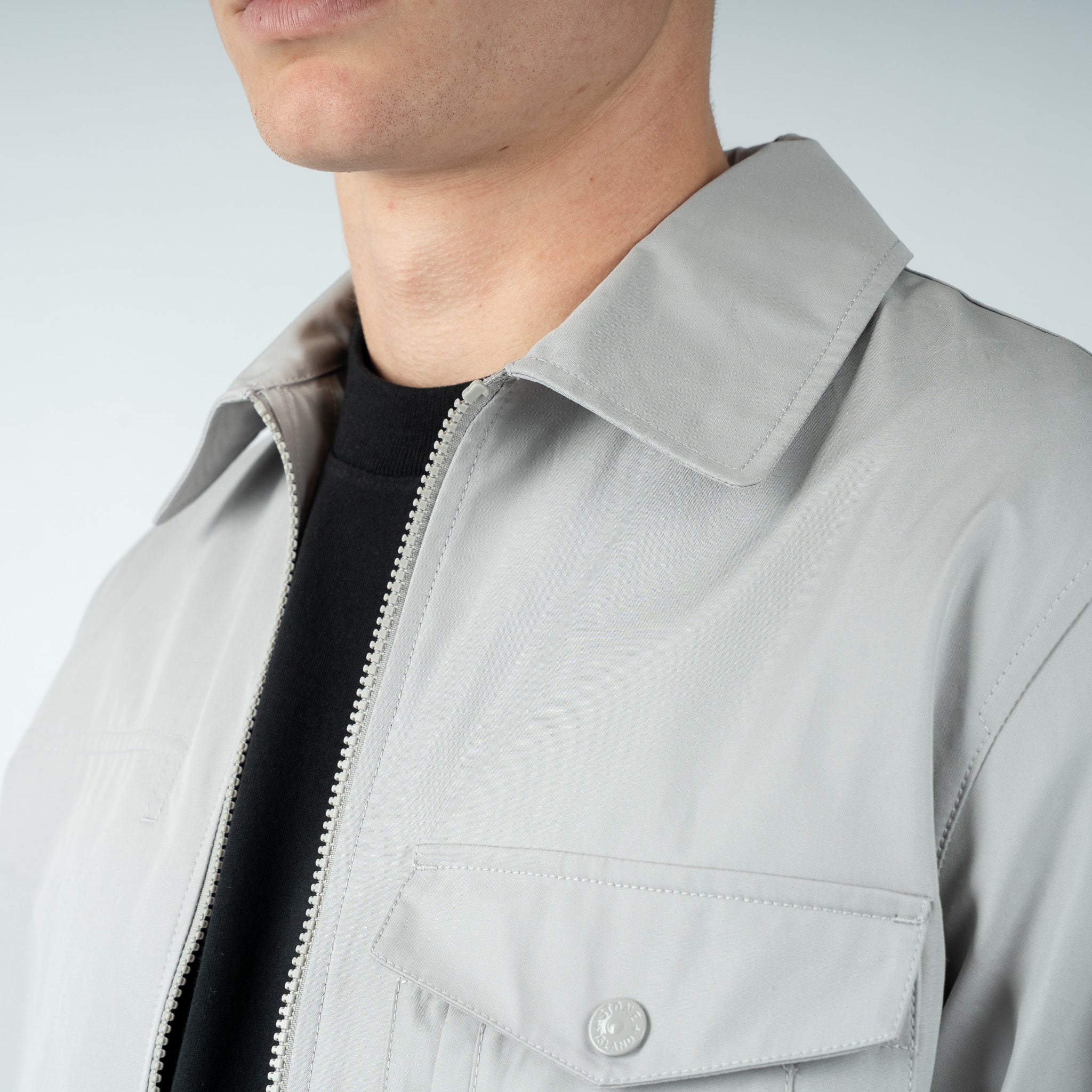 Stone Island Overshirt Grijs | Ghost
