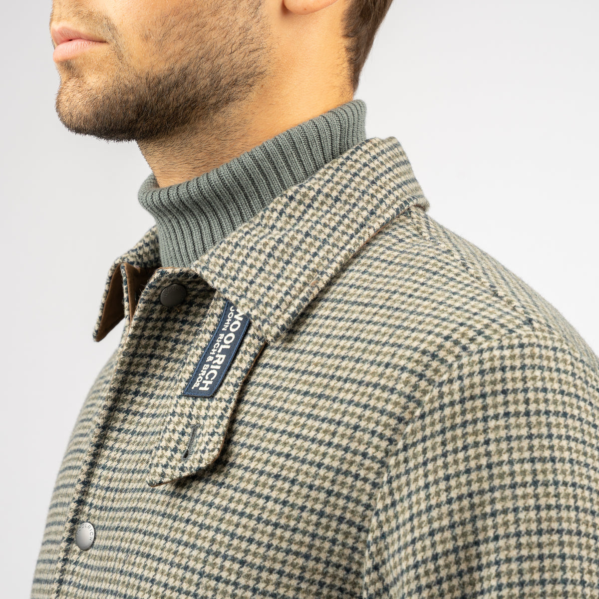Woolrich Overshirt Jack Groen Geruit | Keating