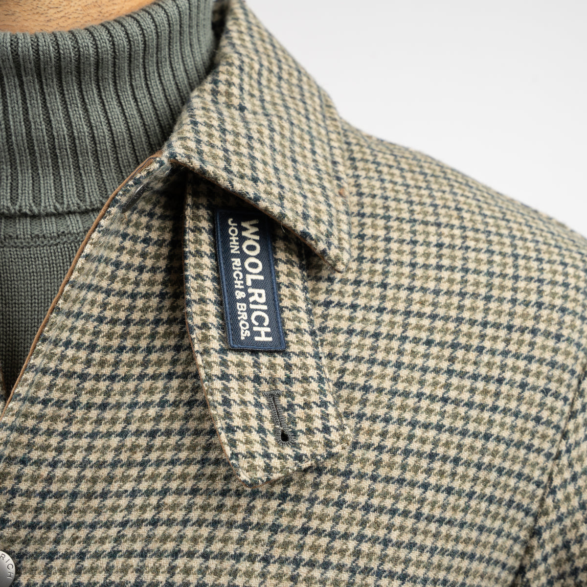 Woolrich Overshirt Jack Groen Geruit | Keating