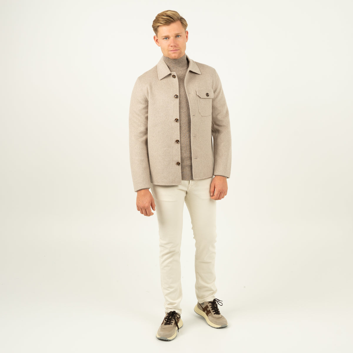 SEVEN DIALS Overshirt Beige | London