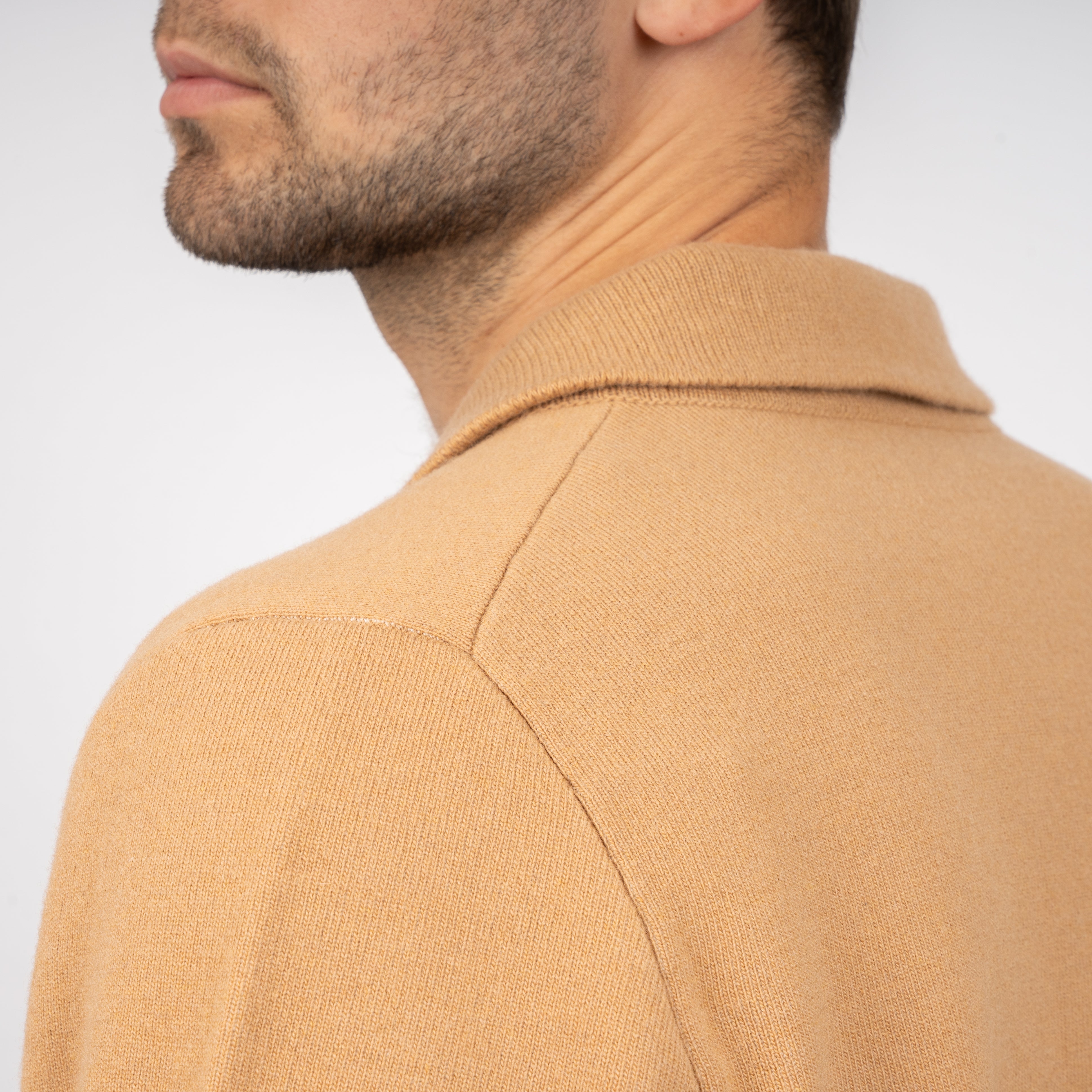 Lardini Gebreid Vest Camel