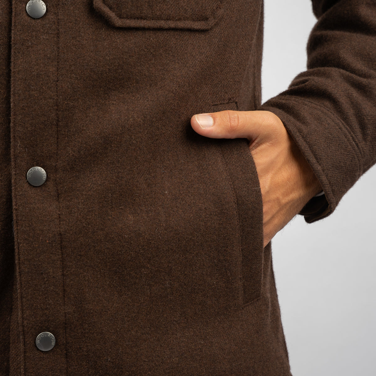 Woolrich Overshirt Jack Bruin | Alaskan