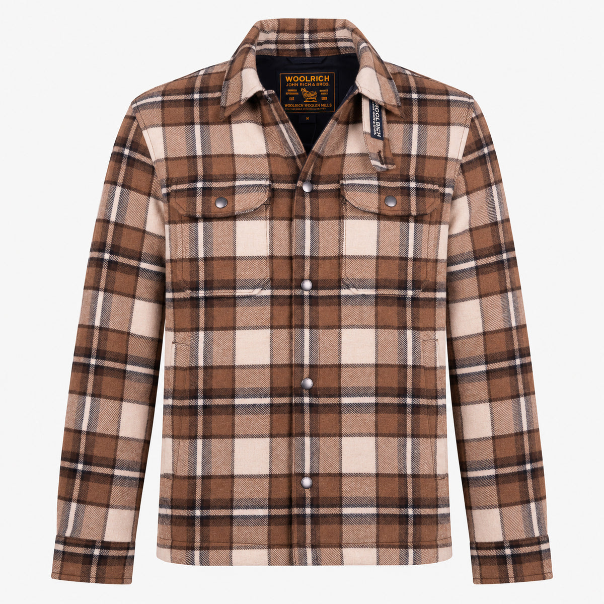 Woolrich Overshirt Jack Bruin Geruit | Alaskan Check
