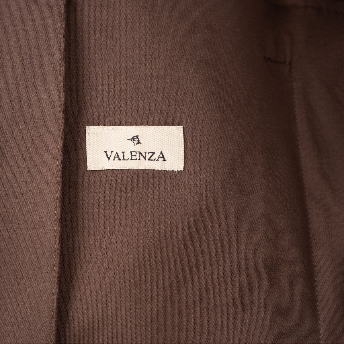 Valenza Overshirt met Rits Bruin | Interlock Supima
